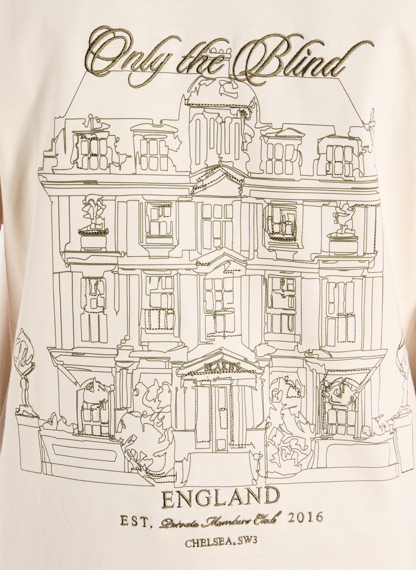 T-shirt in cotton by Blakes ONLY THE BLIND Beige