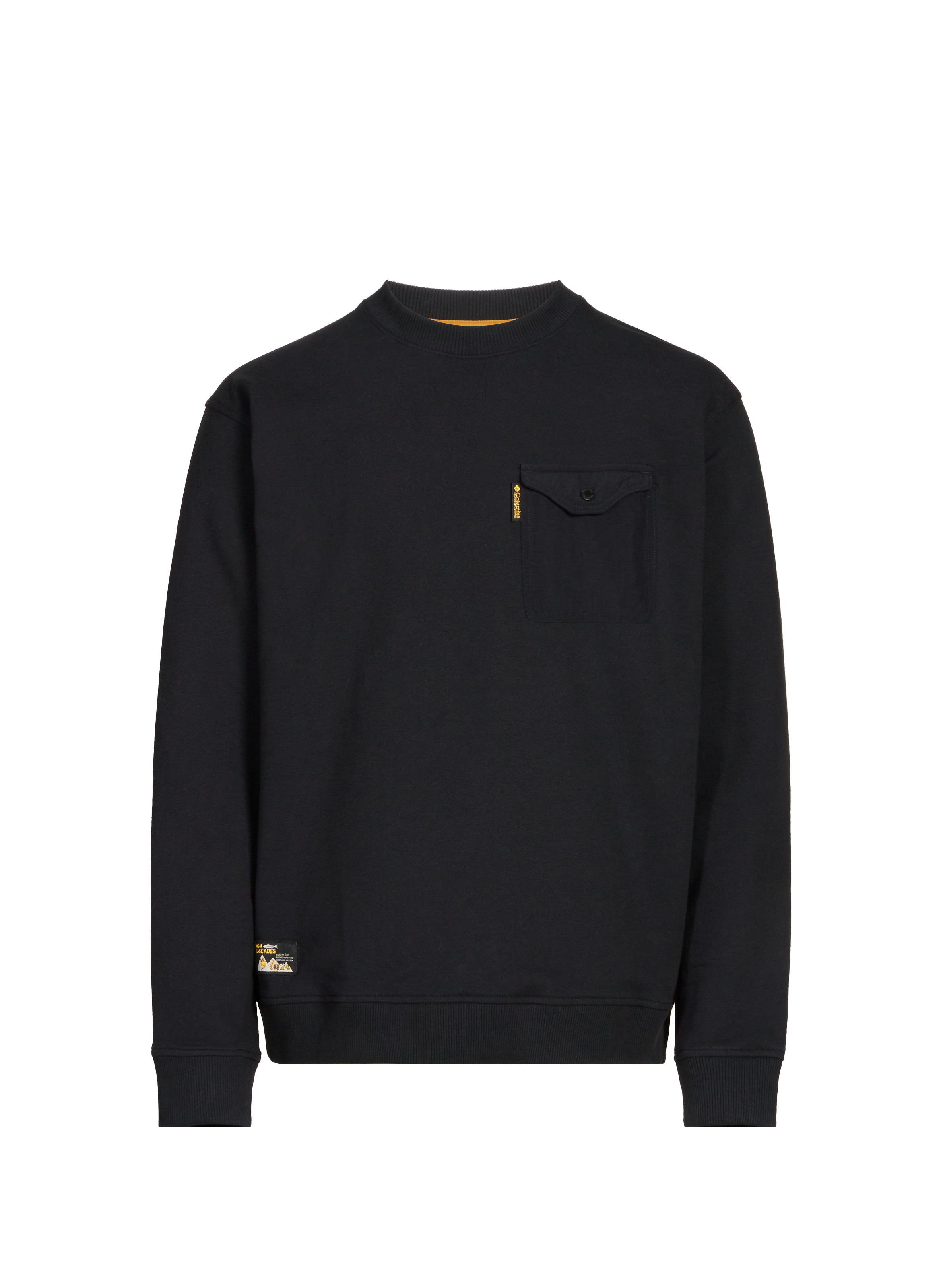 COLUMBIA Sweatshirt avec poche boutonnée Noir