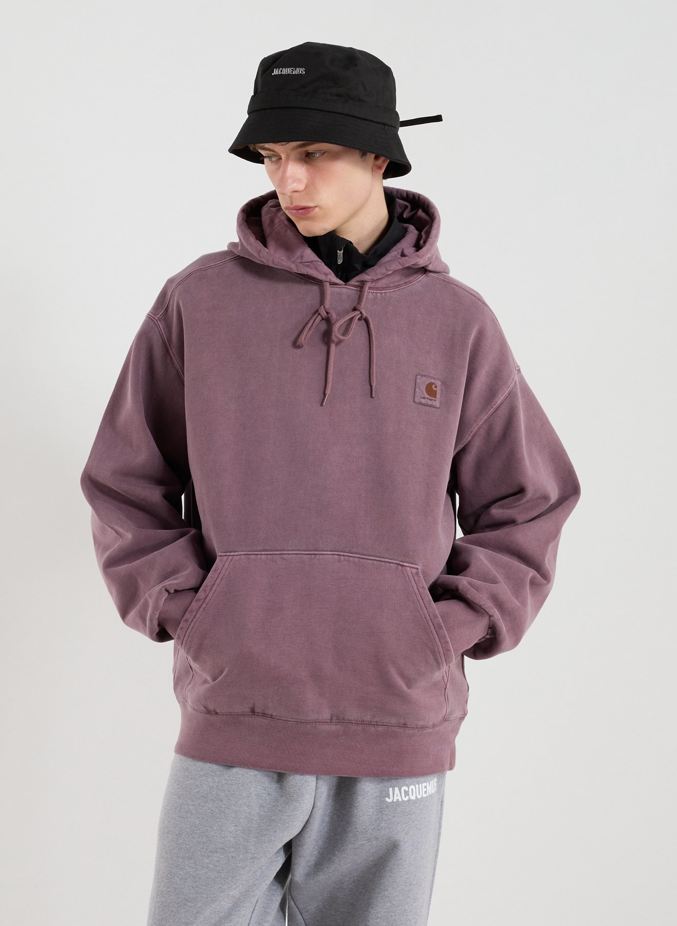 CARHARTT WIP Cotton hoodie Pink