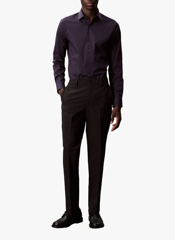 Classic fitted cotton shirt | Blue by CALVIN KLEIN Classic fitted cotton shirt Blue