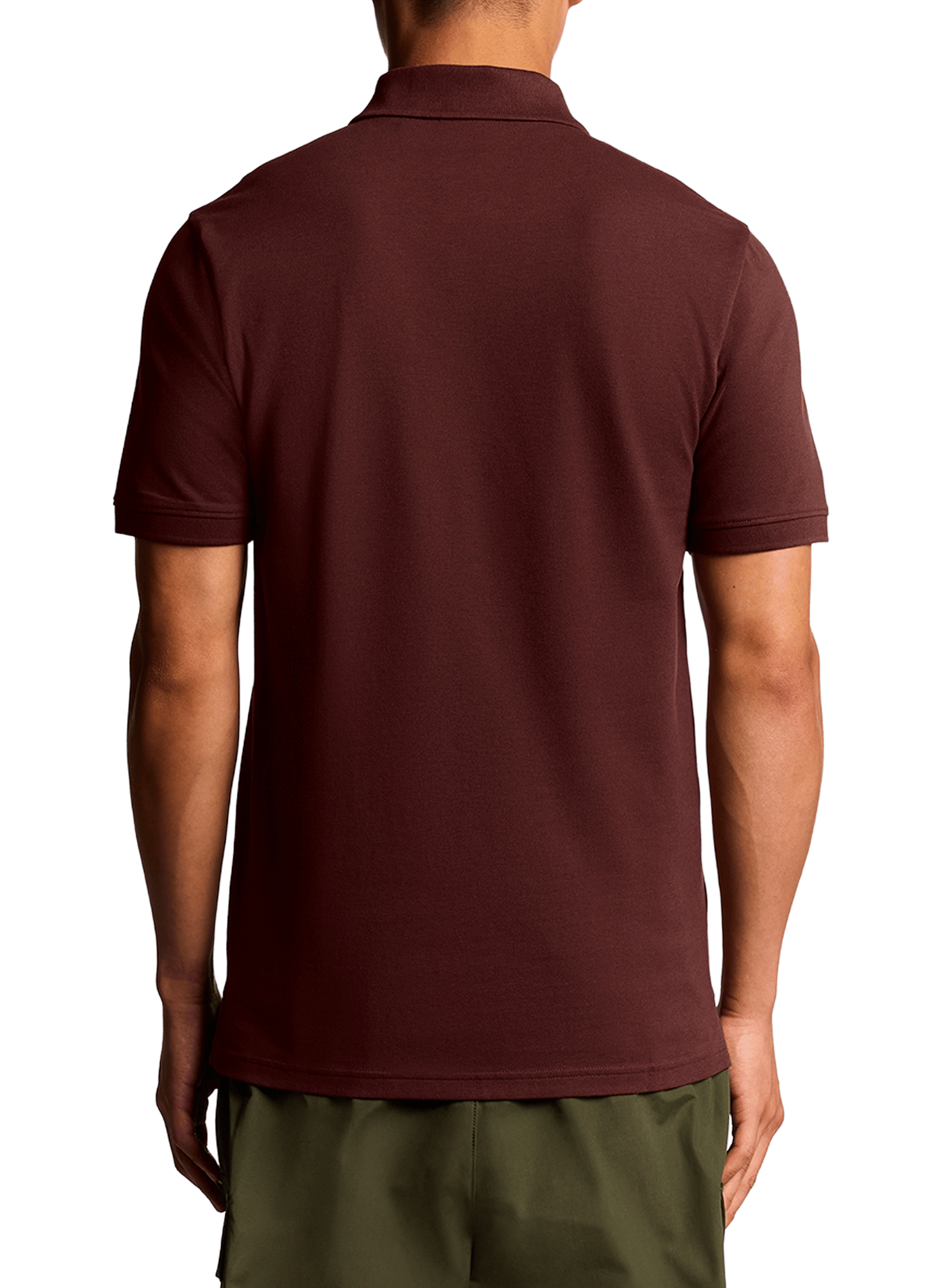 Polo à manches courtes en coton mélangé LYLE & SCOTT Marron