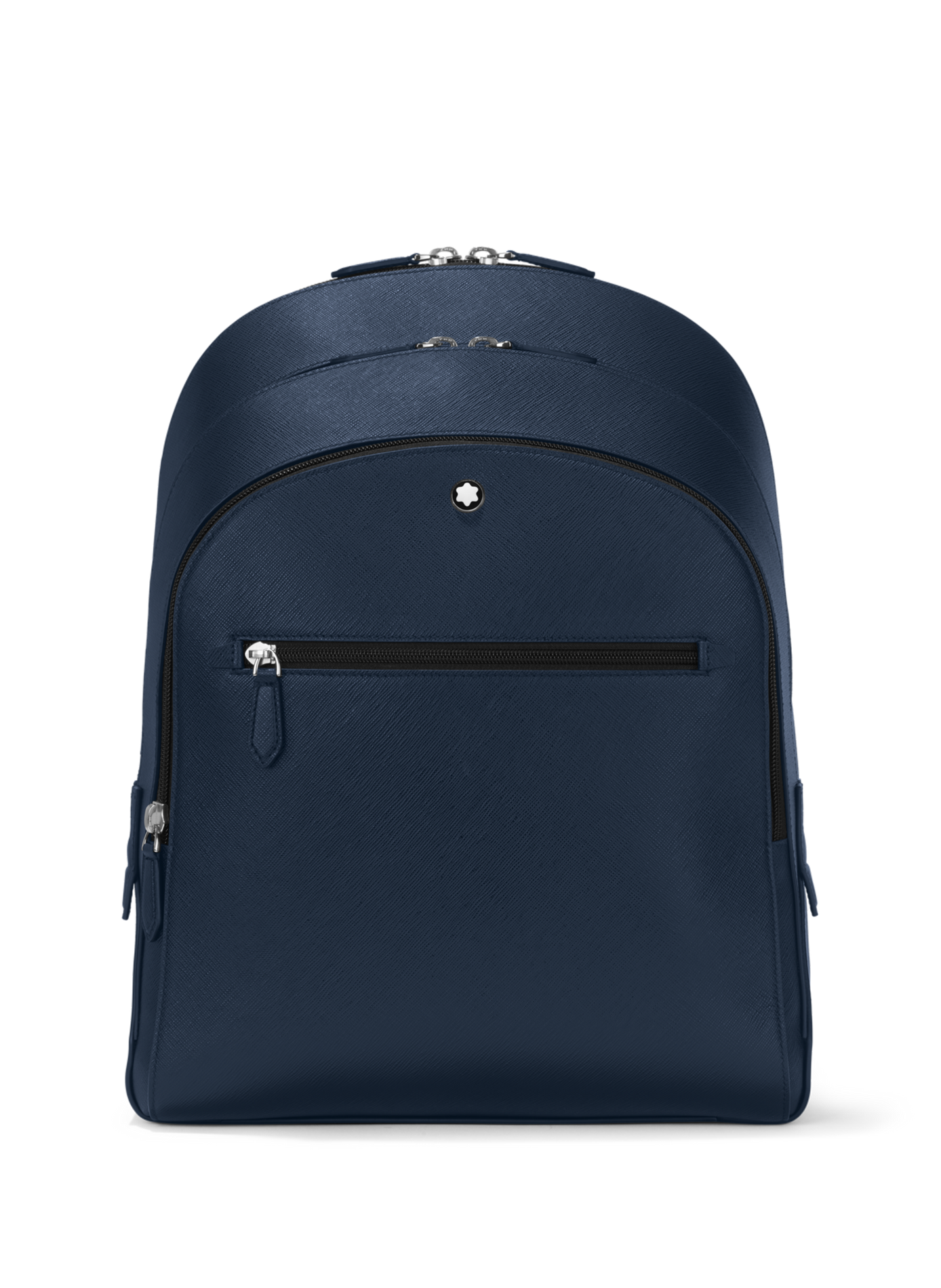 Leather backpack MONTBLANC Blue