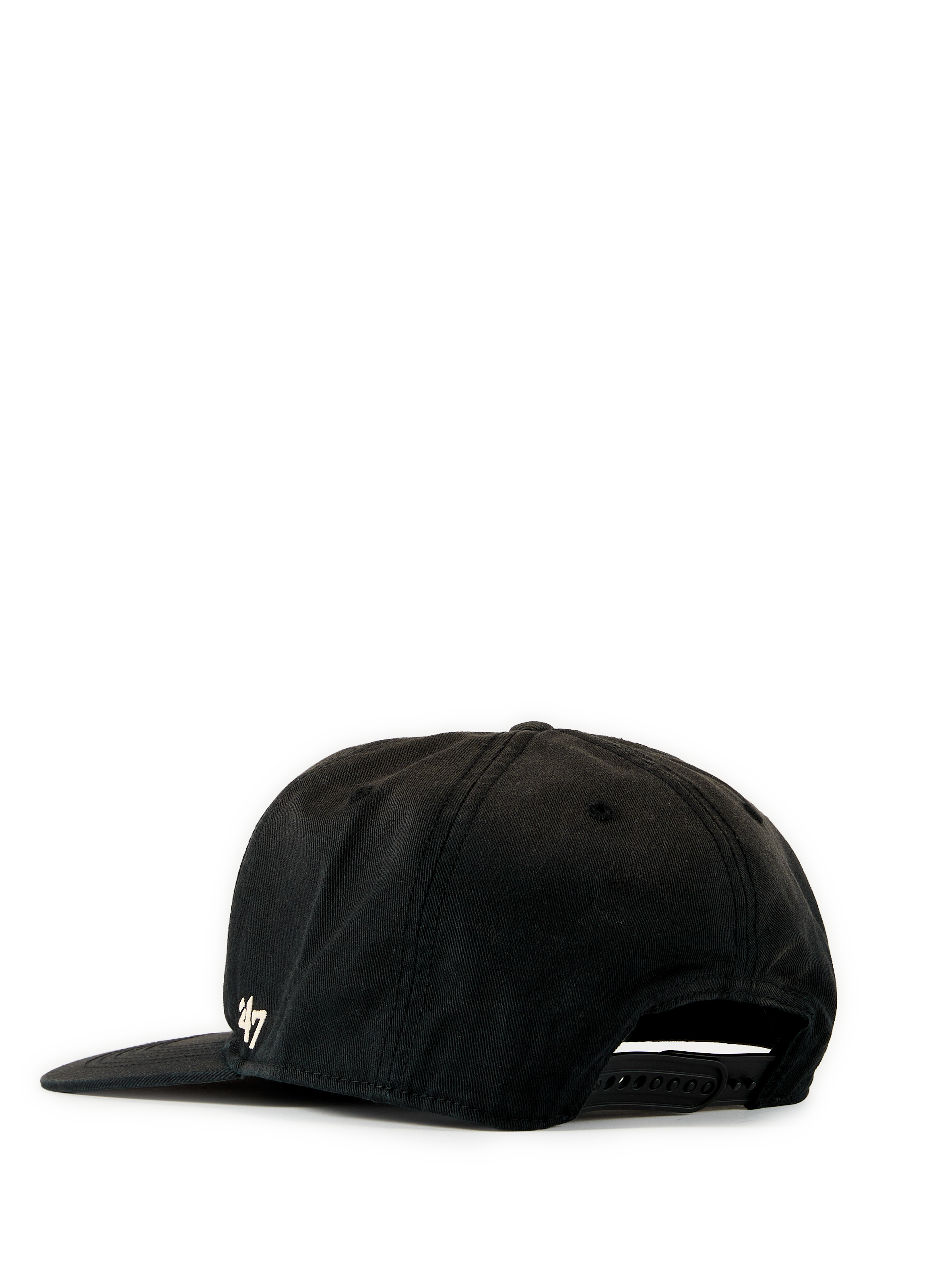 Embroidered cotton baseball cap REPRESENT Black