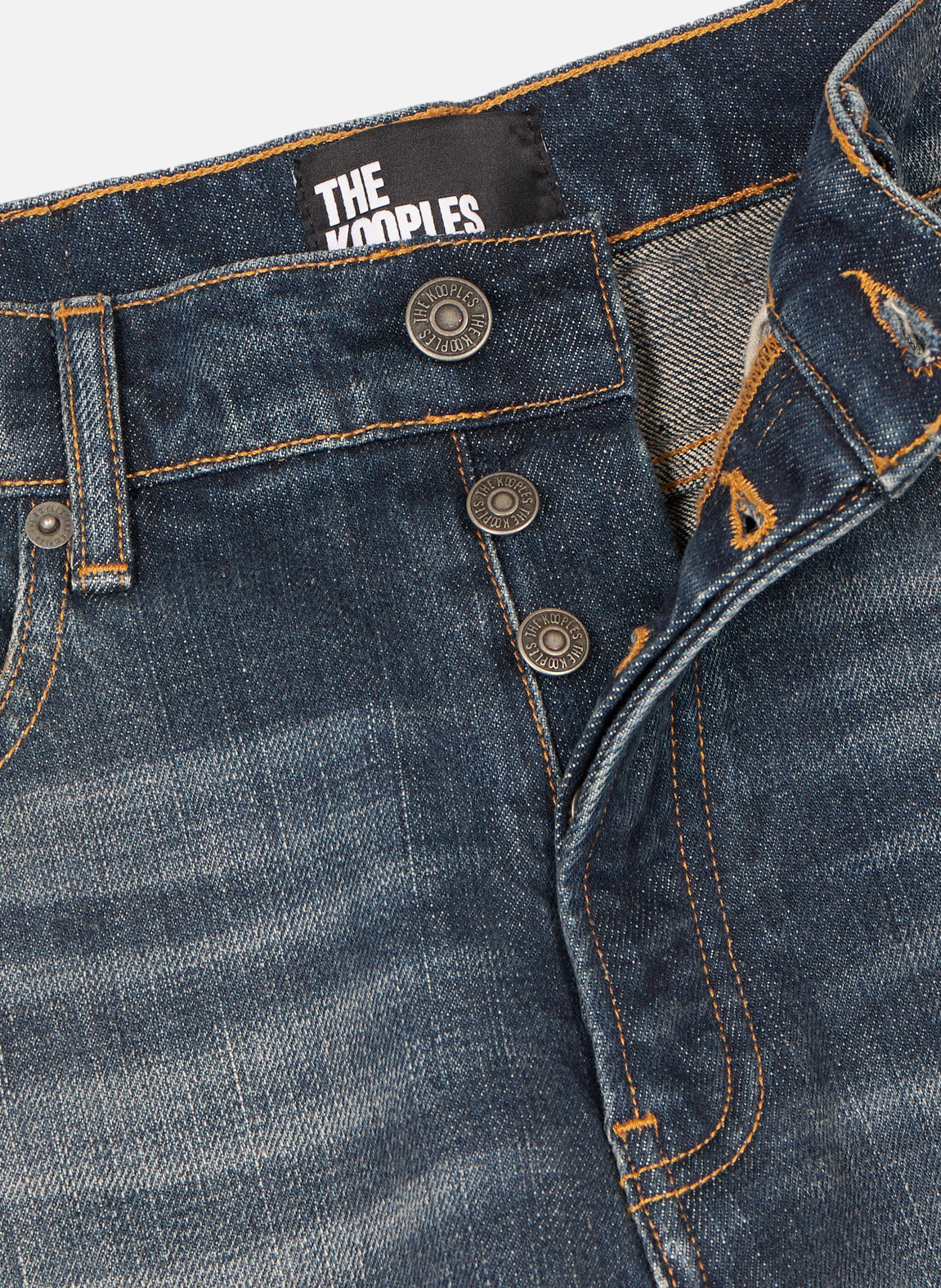 Jean droit  moyen THE KOOPLES Bleu