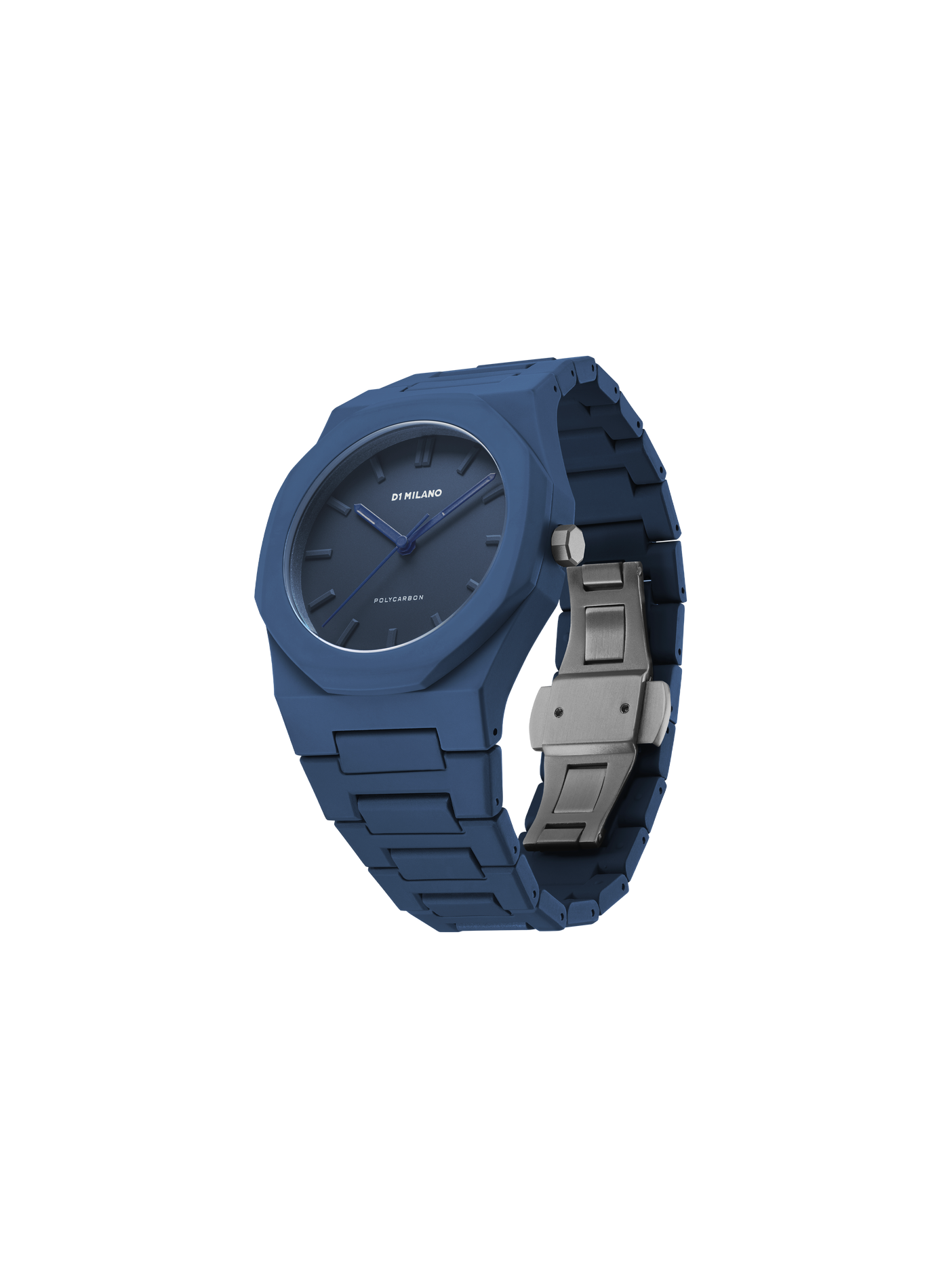 Montre Navy Blue en polycarbonate D1 MILANO Bleu