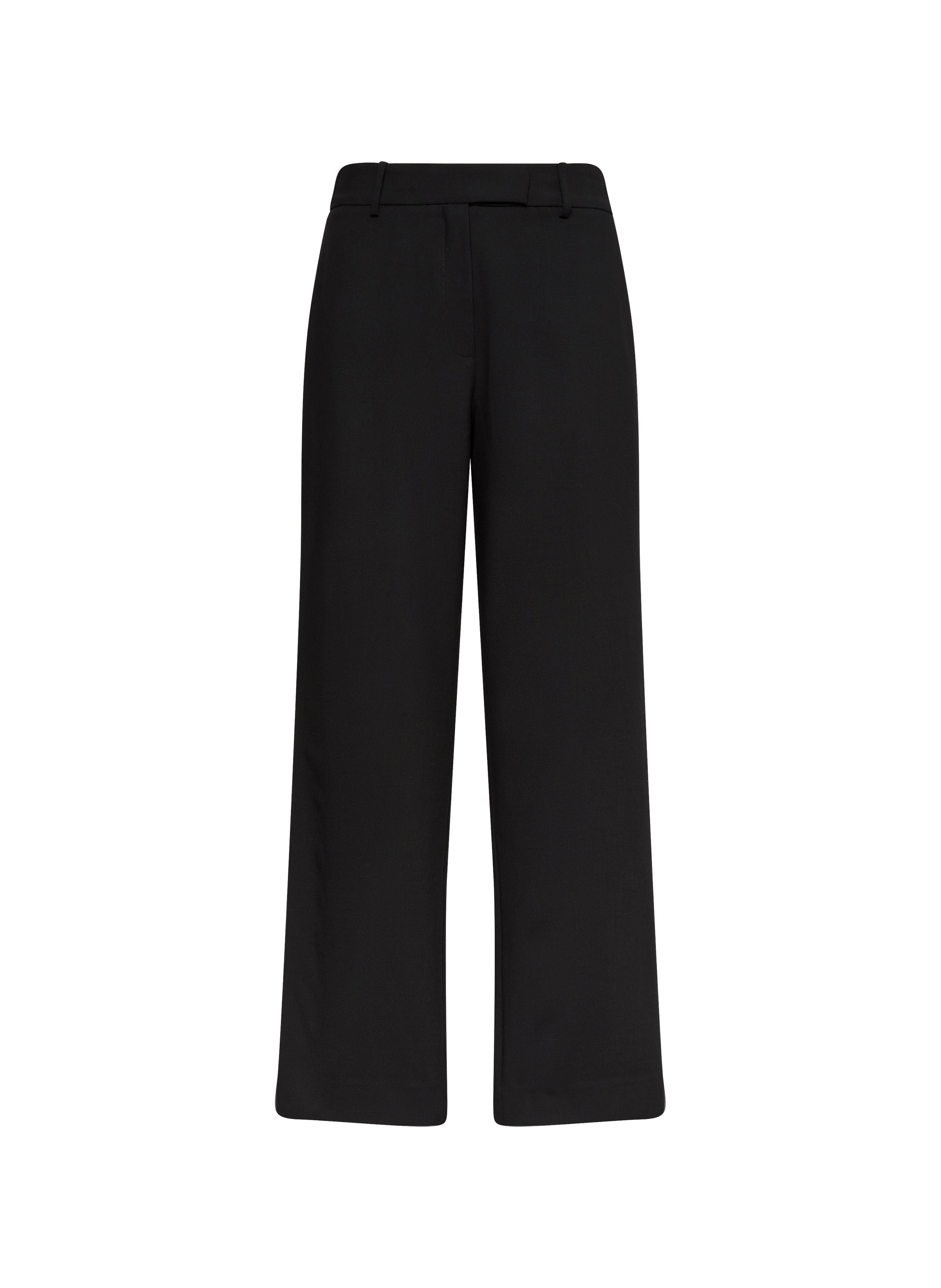 Straight pants with mid-rise waist CALVIN KLEIN Black