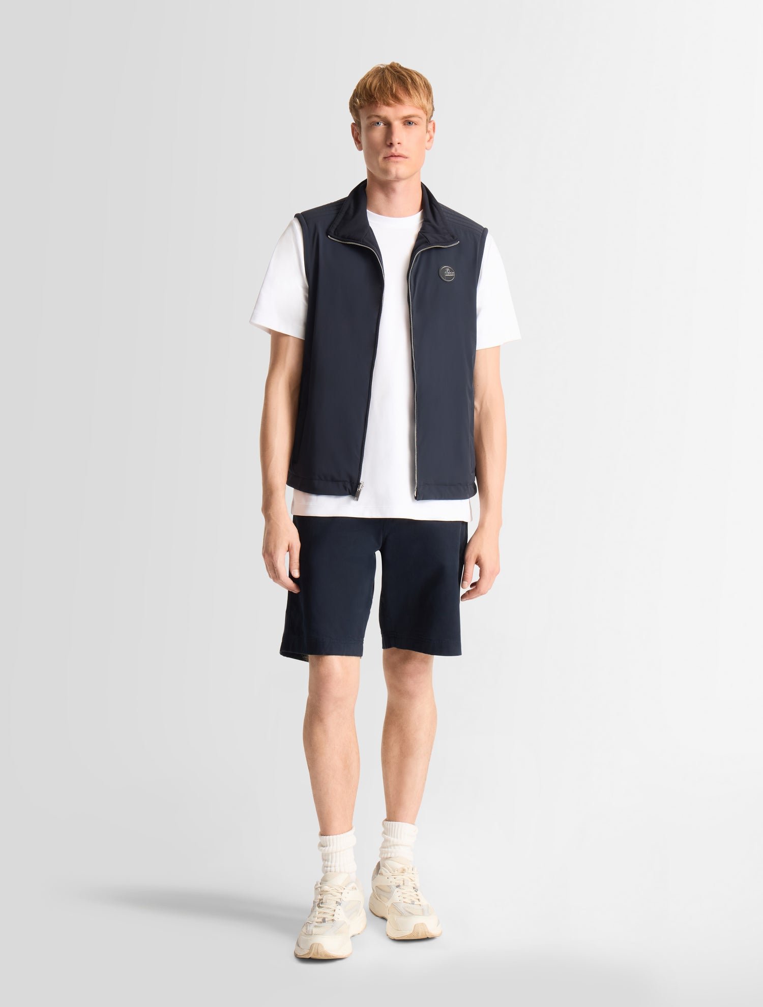 Veste sans manches latma col montant coupe regular FUSALP Bleu