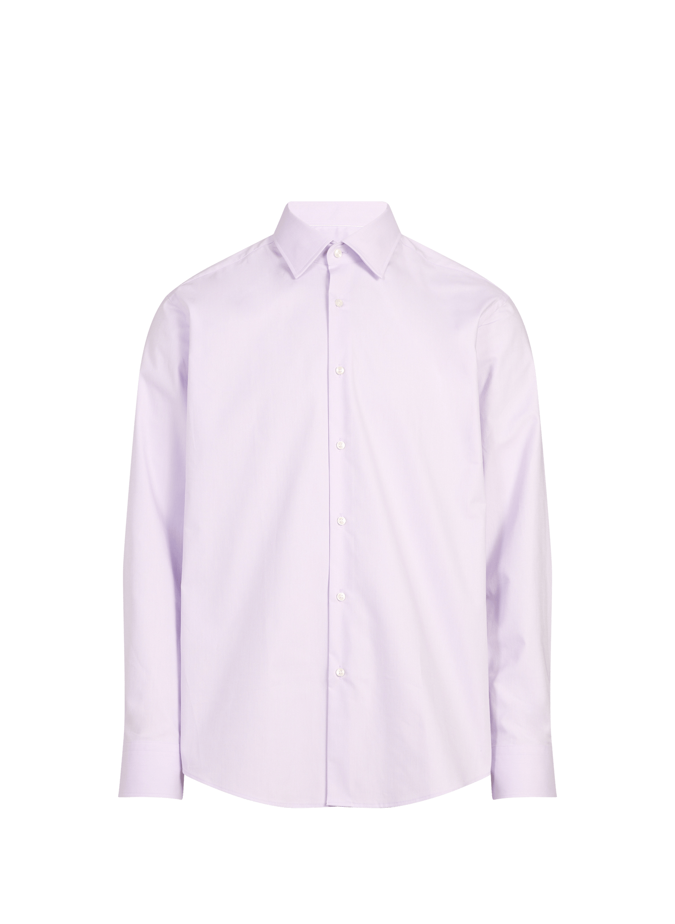 Solid mixed cotton Joe shirt BOSS Purple