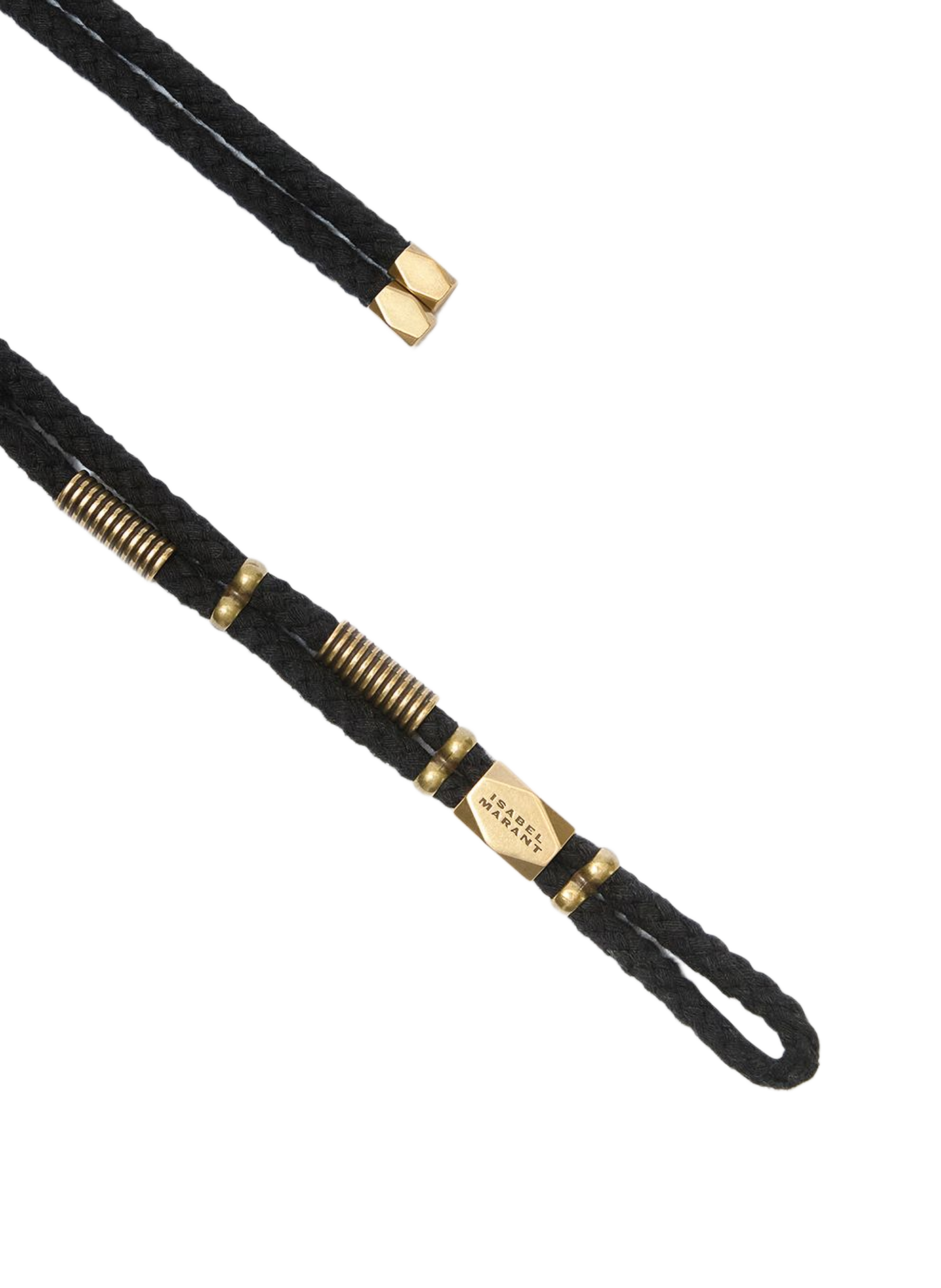 Ceinture double Sayka en coton ISABEL MARANT Noir