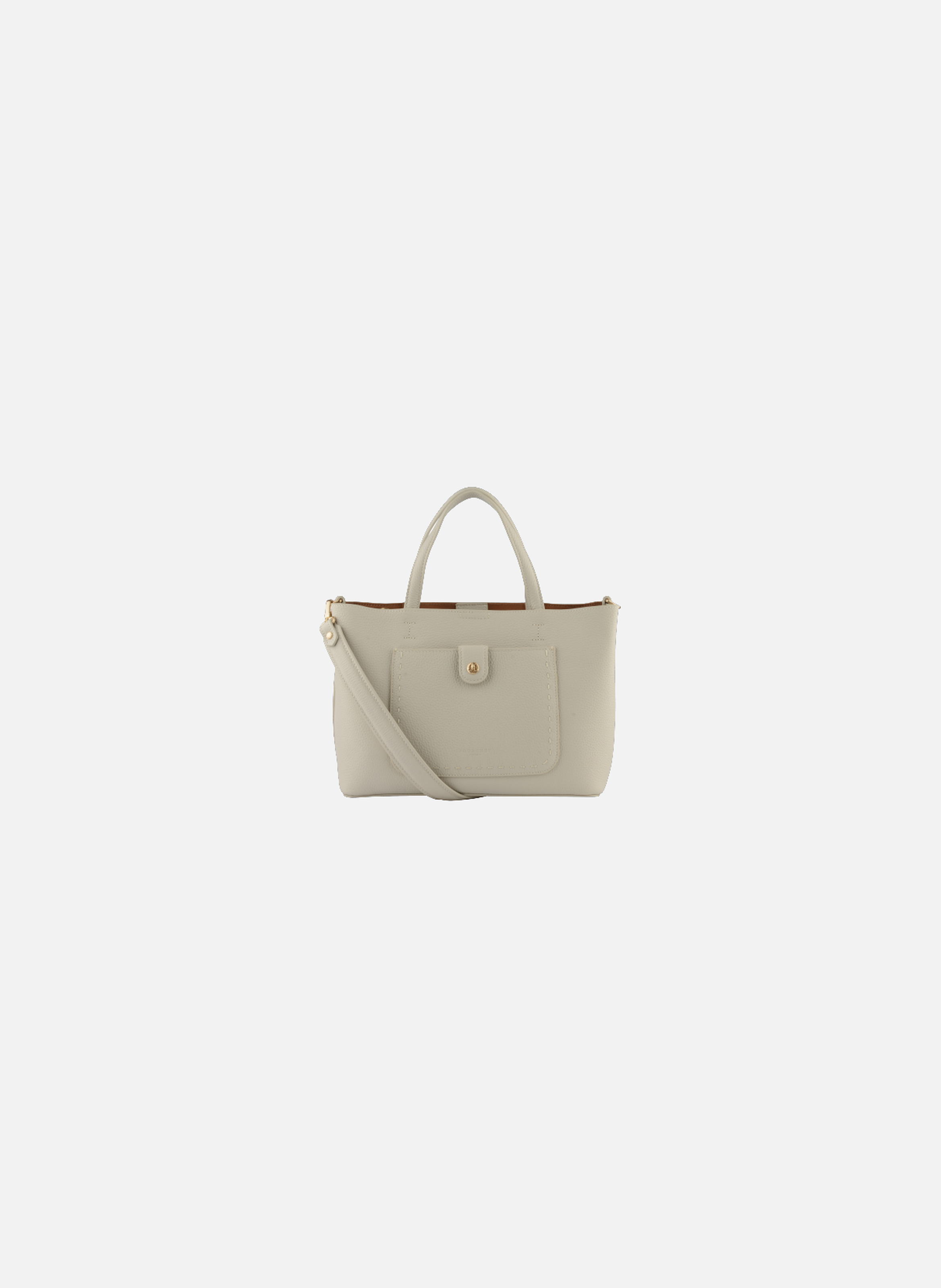 Bride soft | sac à main en cuir de vachette POURCHET Beige