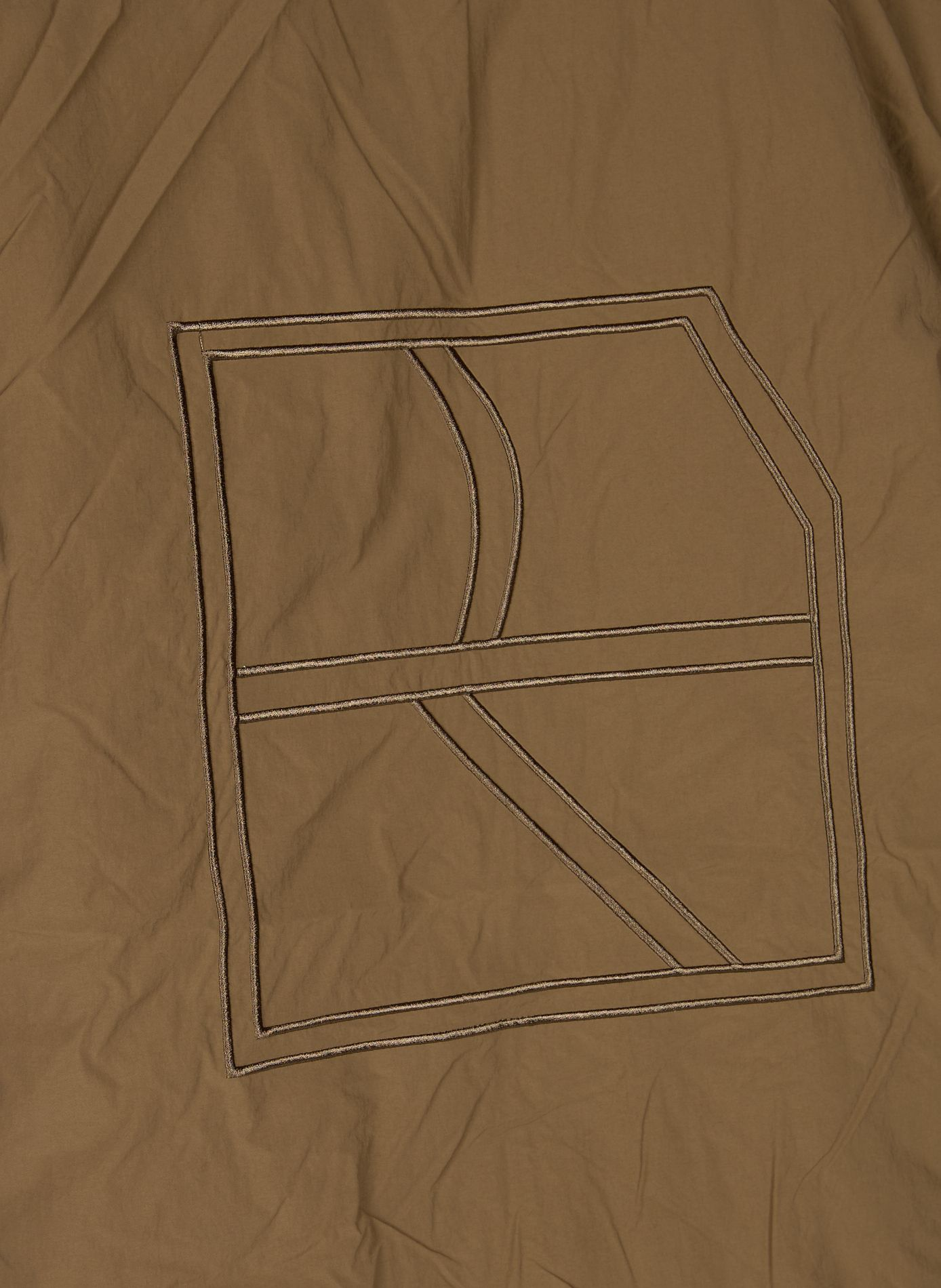 Chaqueta acolchada con logo en la espalda. VILA Marrón