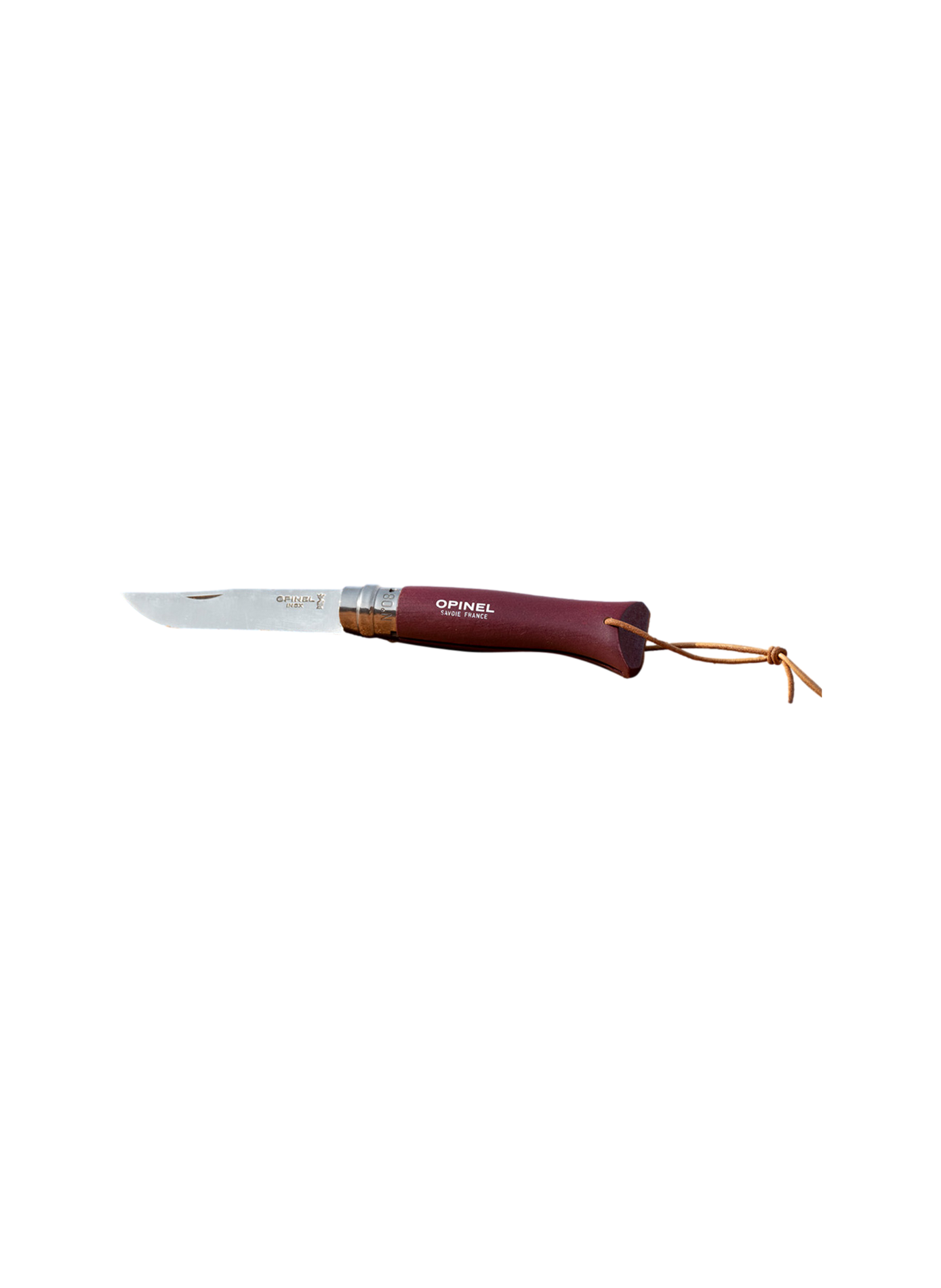 Couteau Baroudeur en acier inoxydable OPINEL Rouge