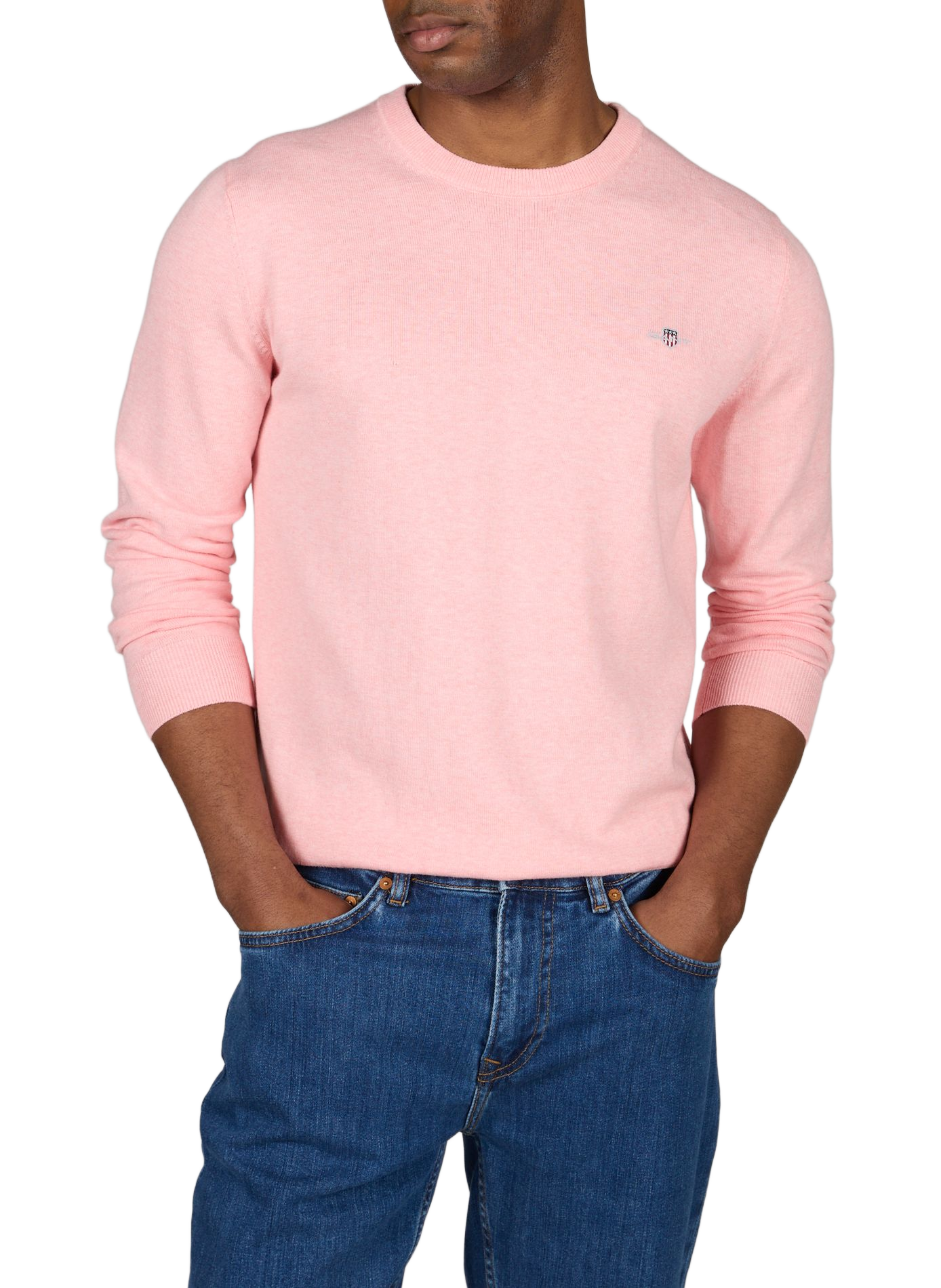 Cotton jumper GANT Pink
