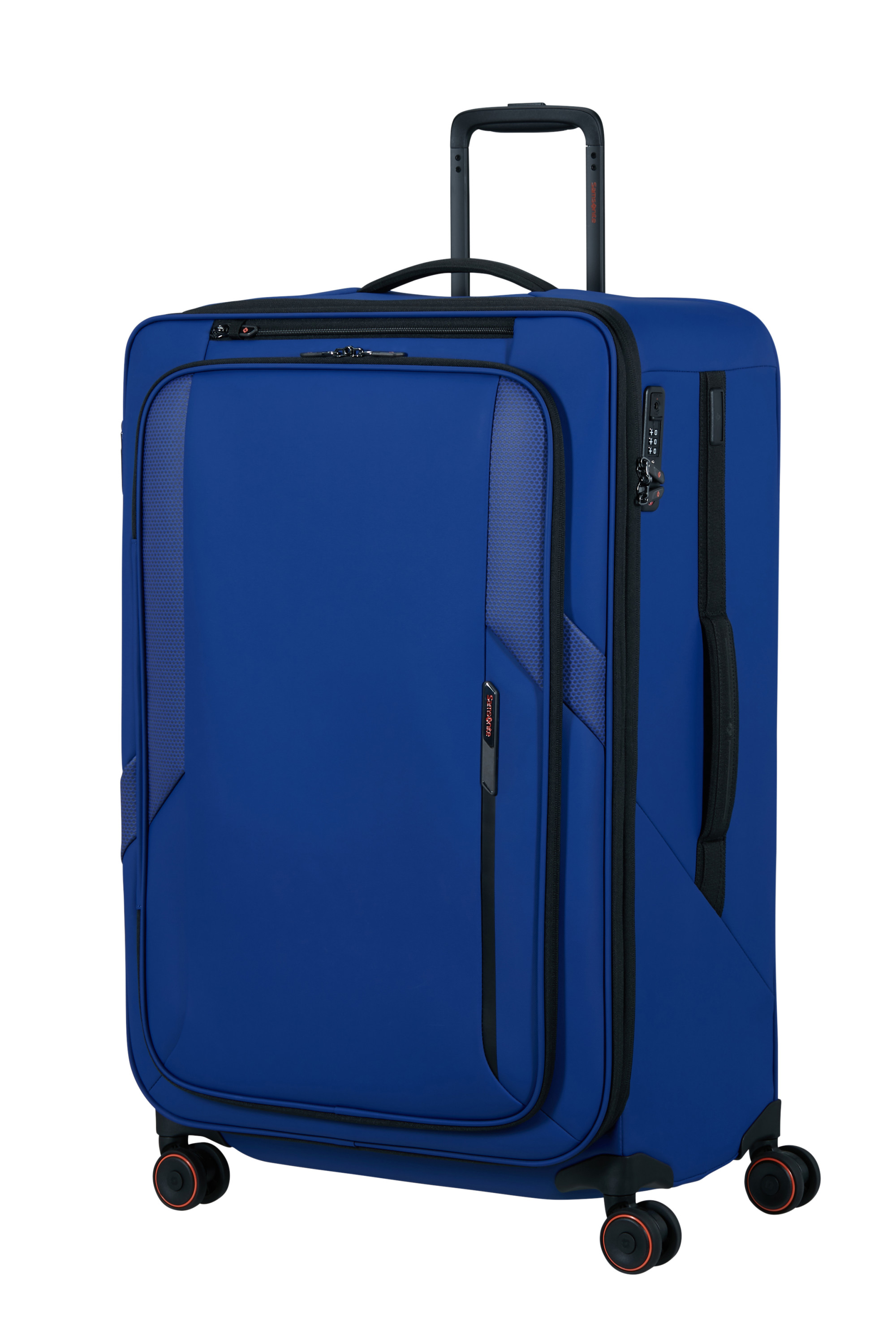 Glazed valise 4 roues taille l  Electric blue