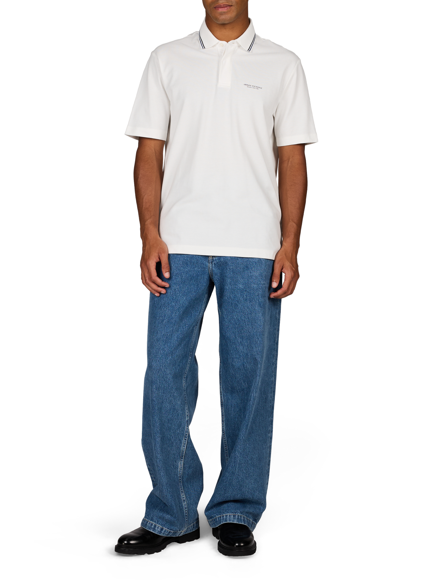 Cotton polo shirt ARMANI EXCHANGE White