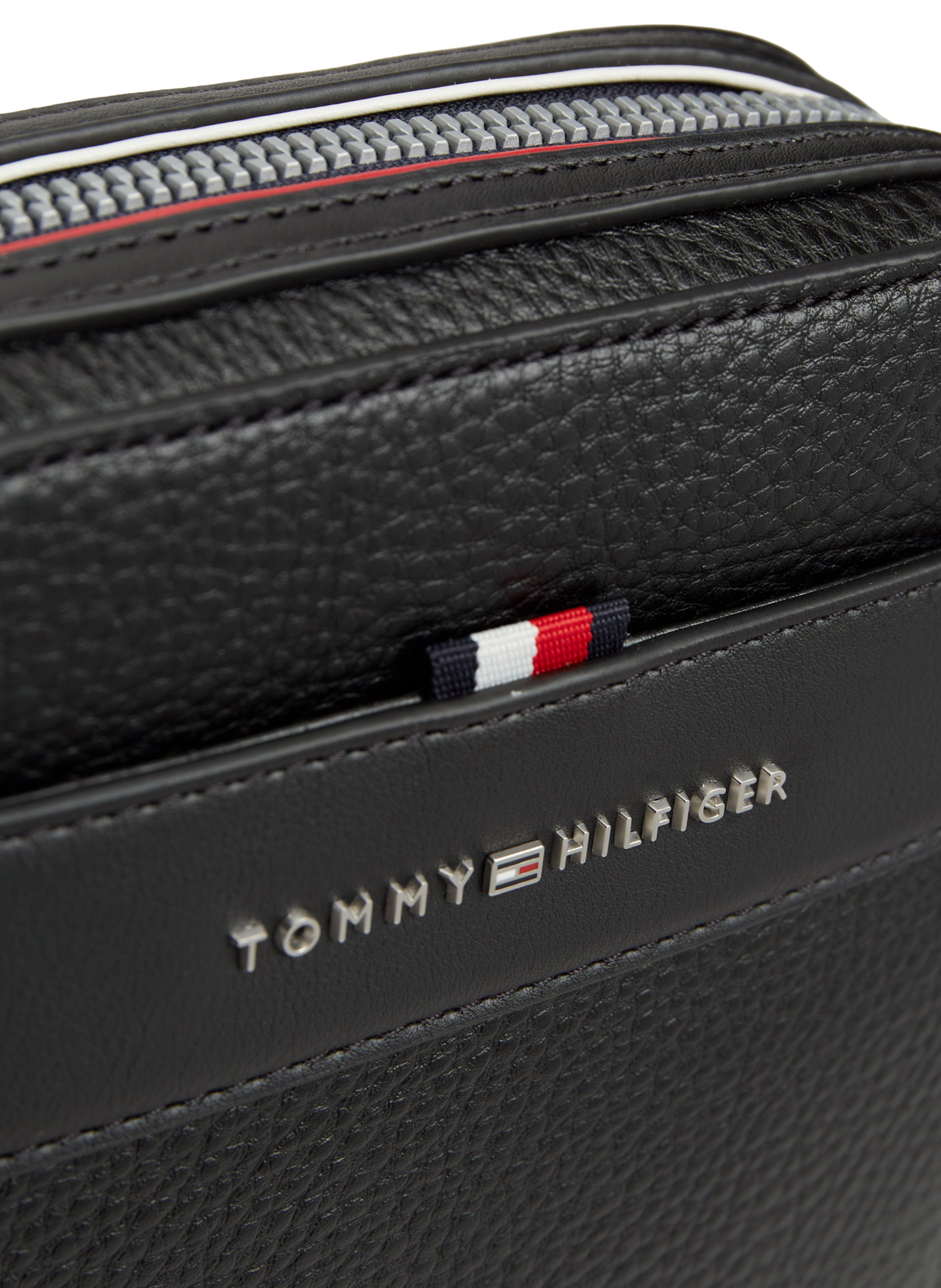 Textured Shoulder Bag TOMMY HILFIGER Black