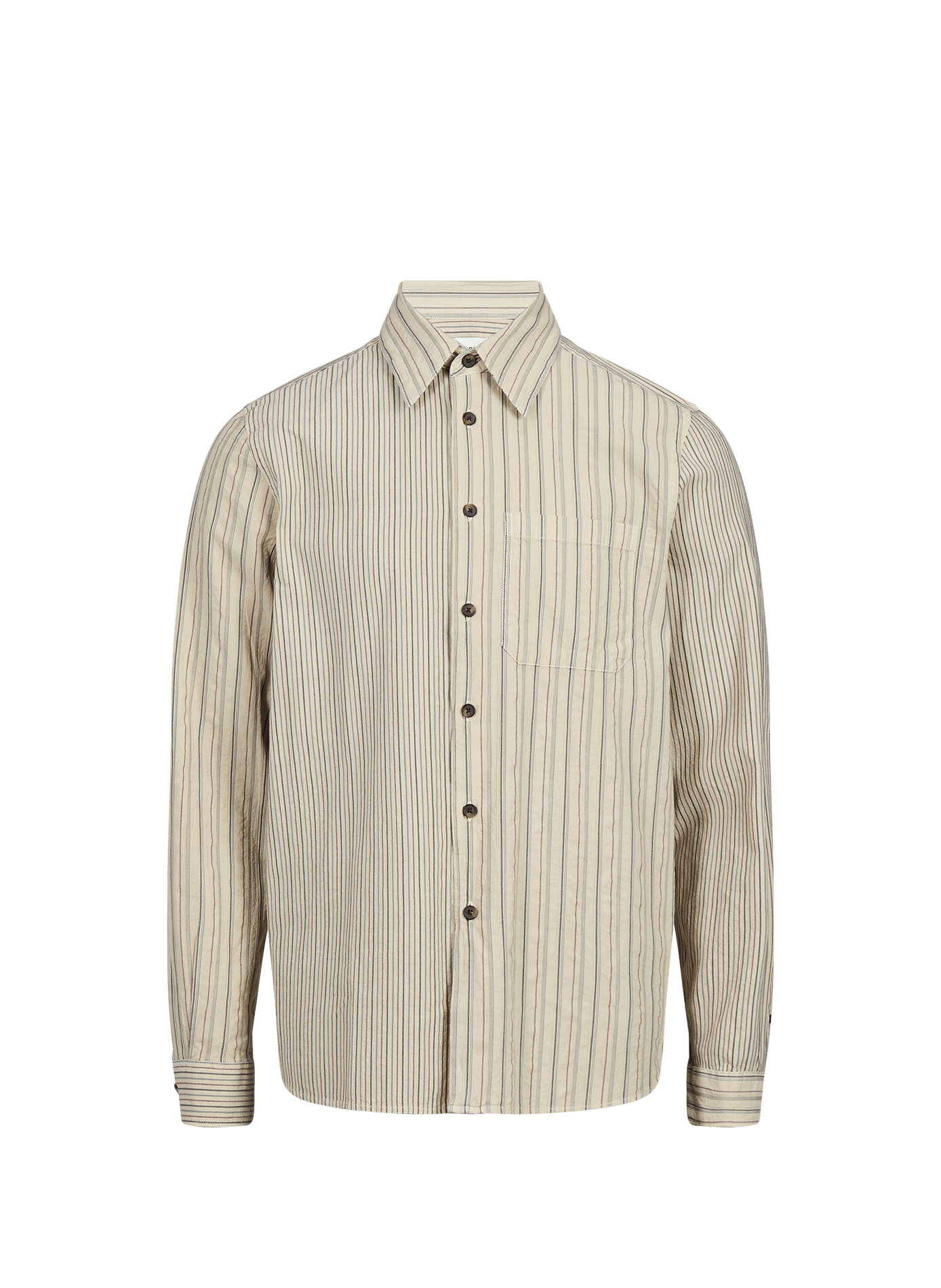 Straight striped cotton shirt PAUL SMITH White