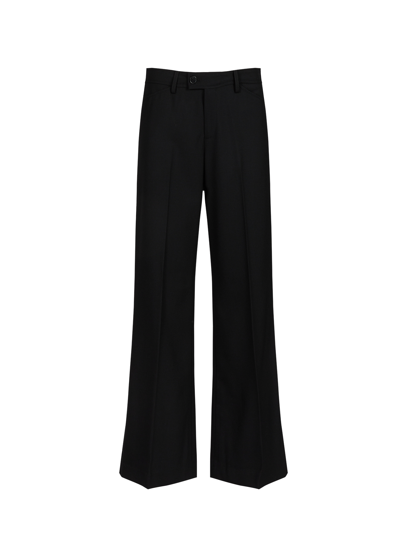 Straight pants with contrasting stripes CLOSED Black