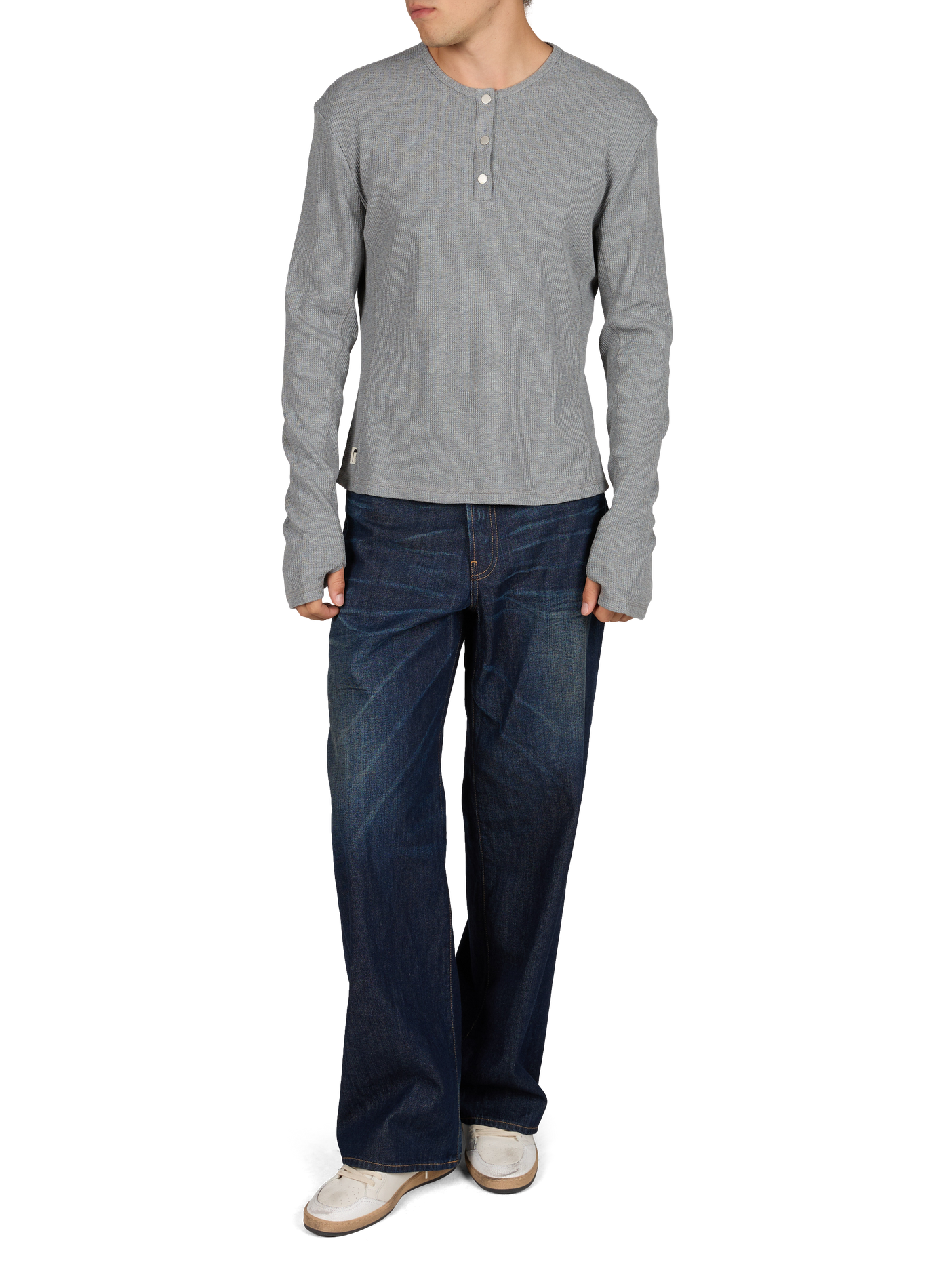Weite Baumwolljeans 1981 ACNE STUDIOS Blau