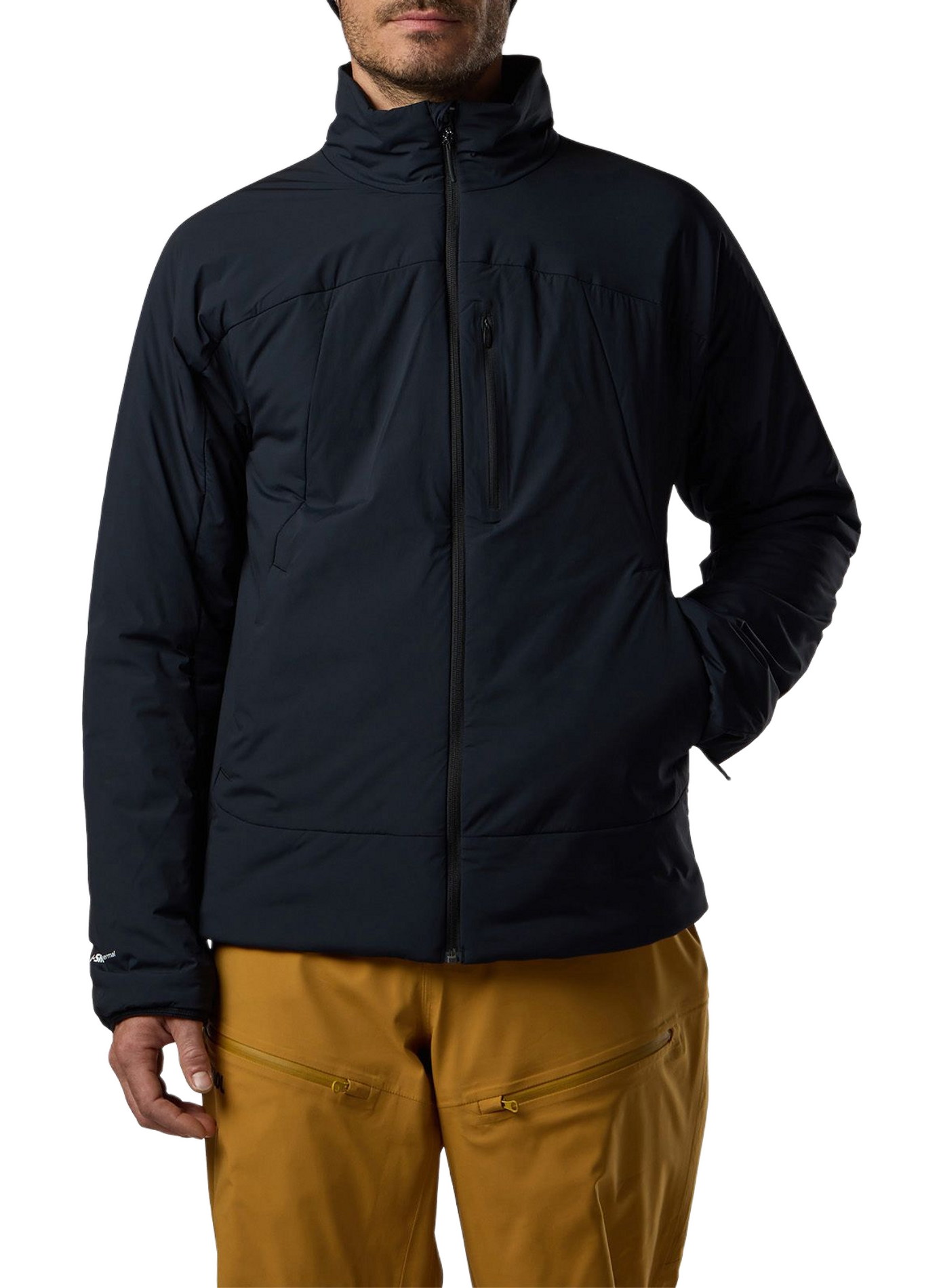 Veste droite col montant zippée ROSSIGNOL Negro