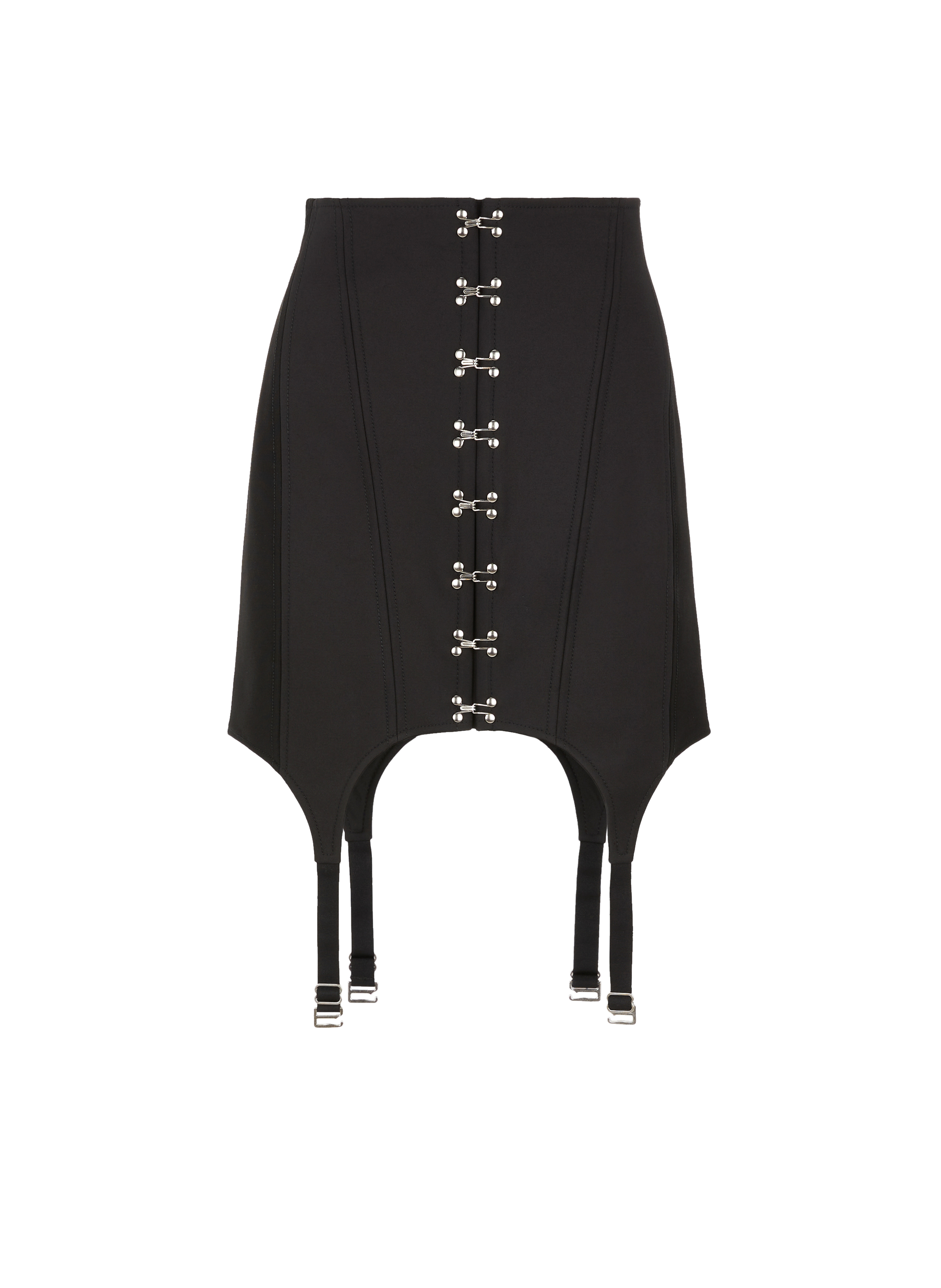 Mini jupe à agrafes