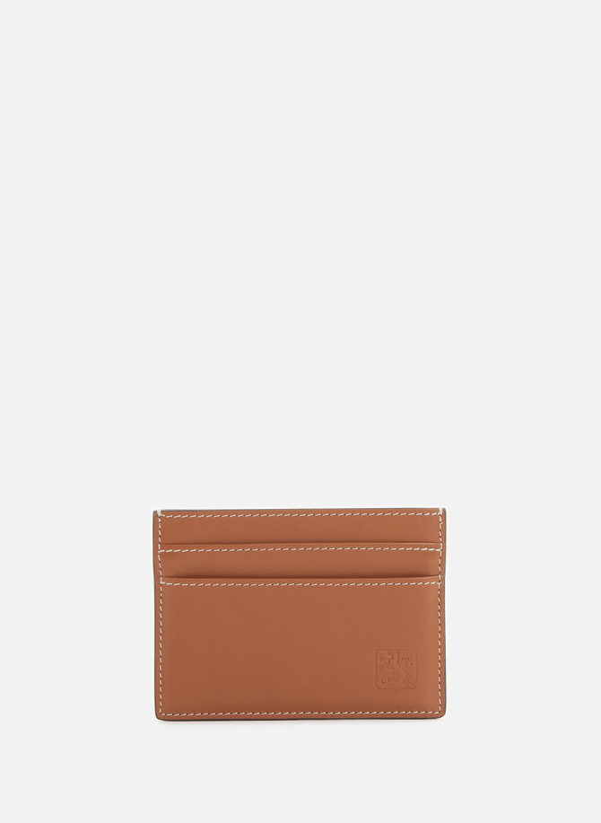 Maurice smooth leather card holder LE TANNEUR
