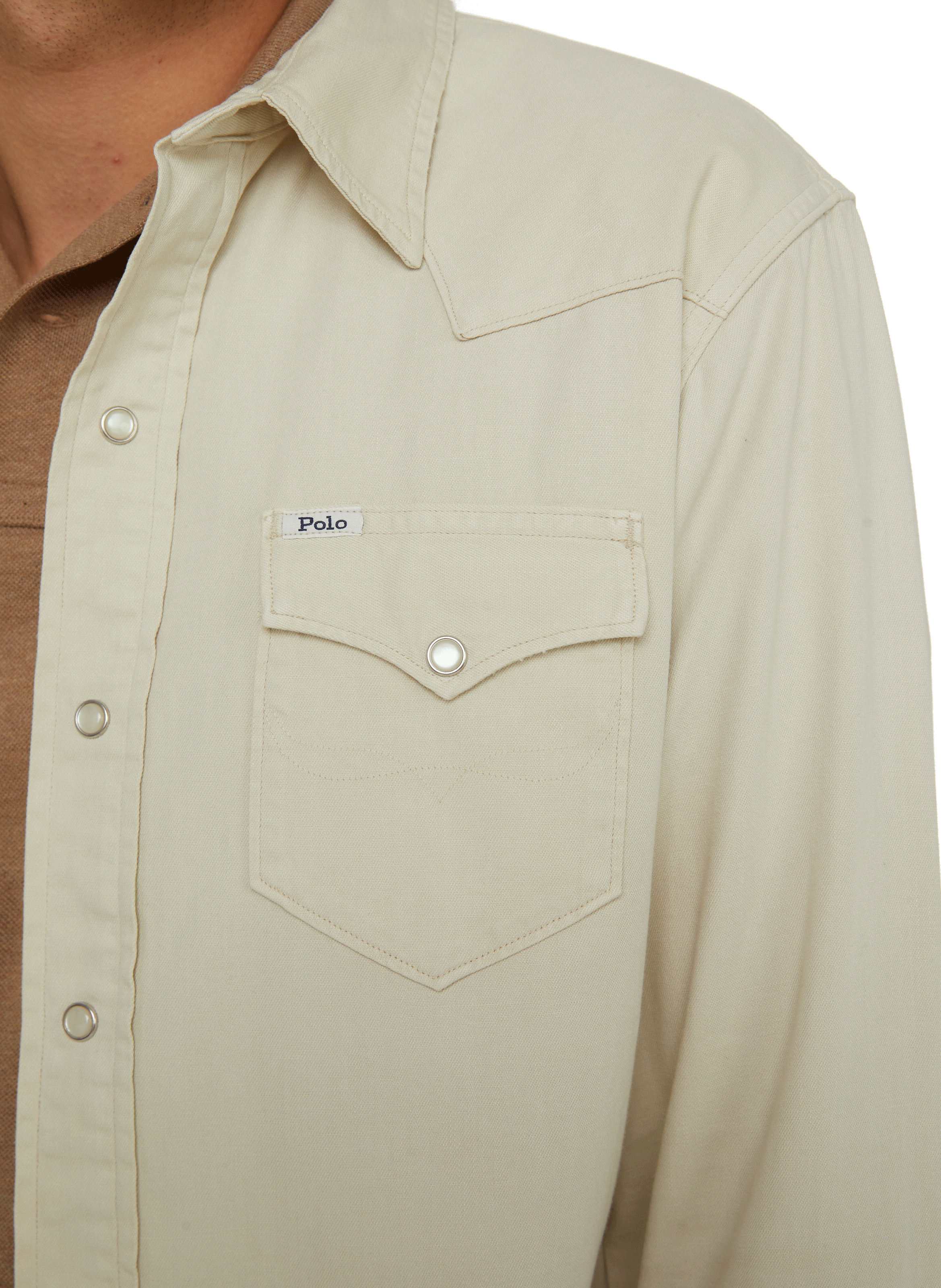 Chemise aspect denim POLO RALPH LAUREN Beige