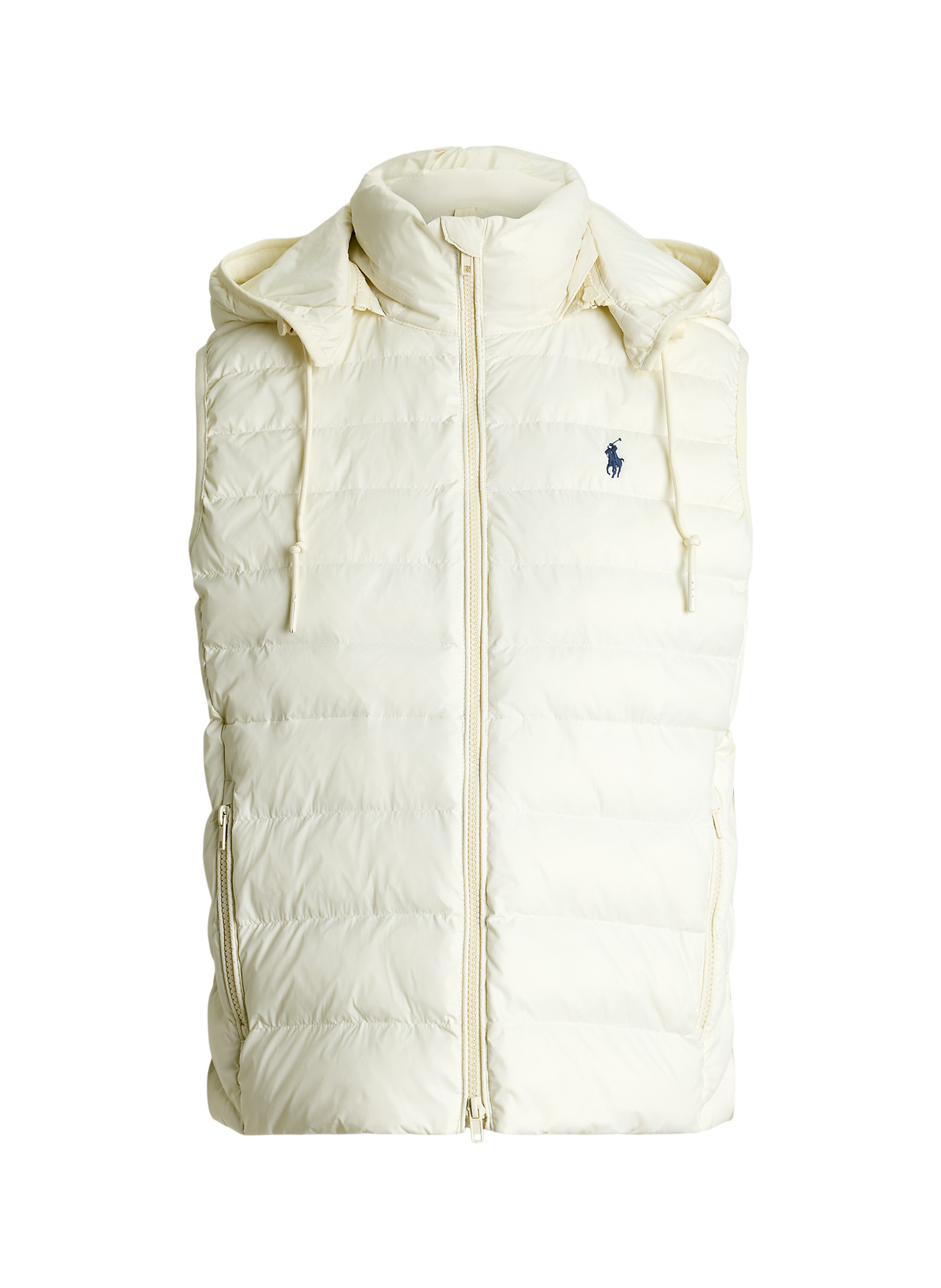 Hooded down jacket POLO RALPH LAUREN White