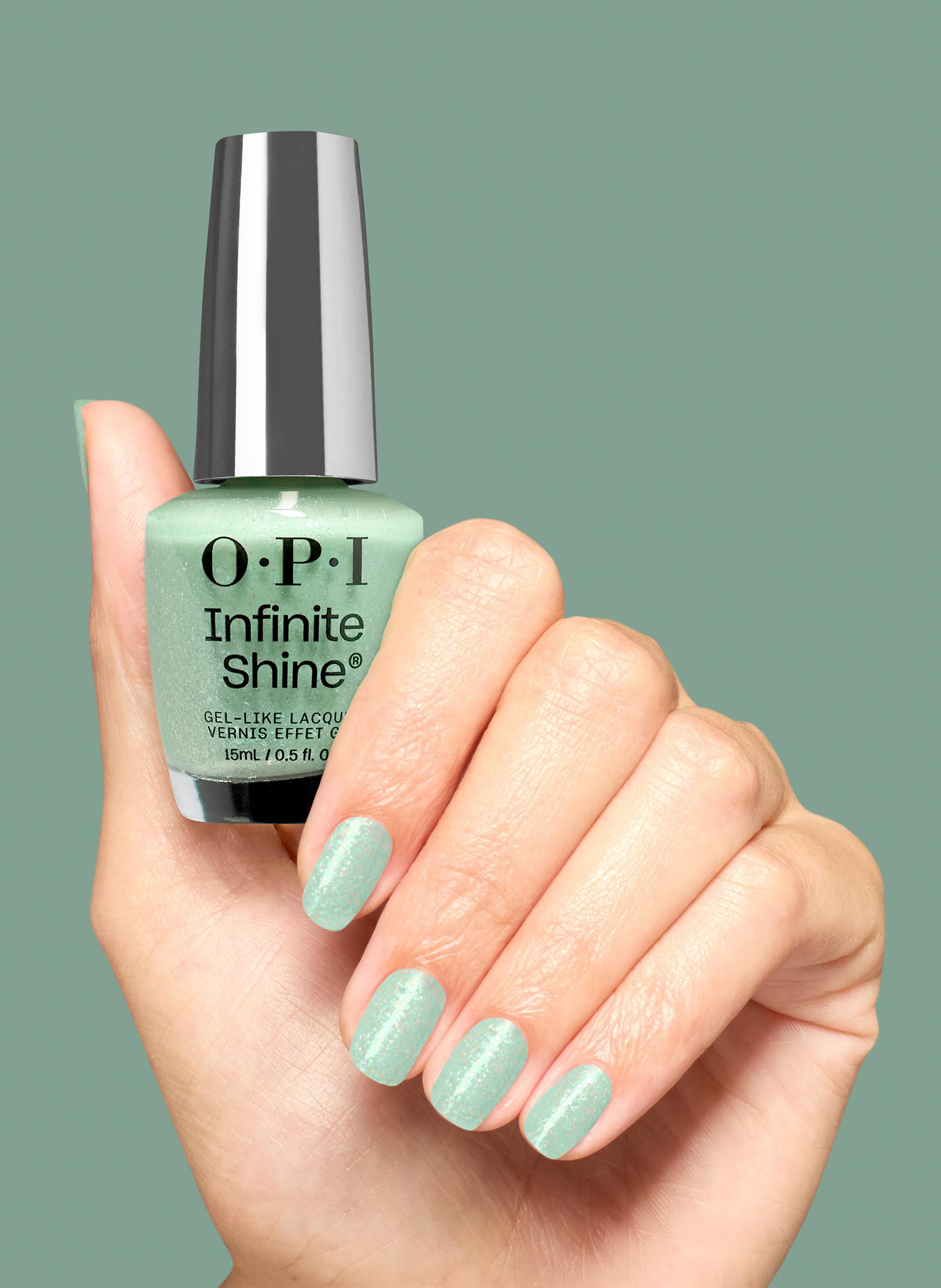 Long-lasting gel effect nail polish OPI Isl169