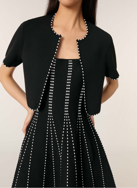 Cardigan col rond Noir by MAJE MAJE Cardigan col rond Noir
