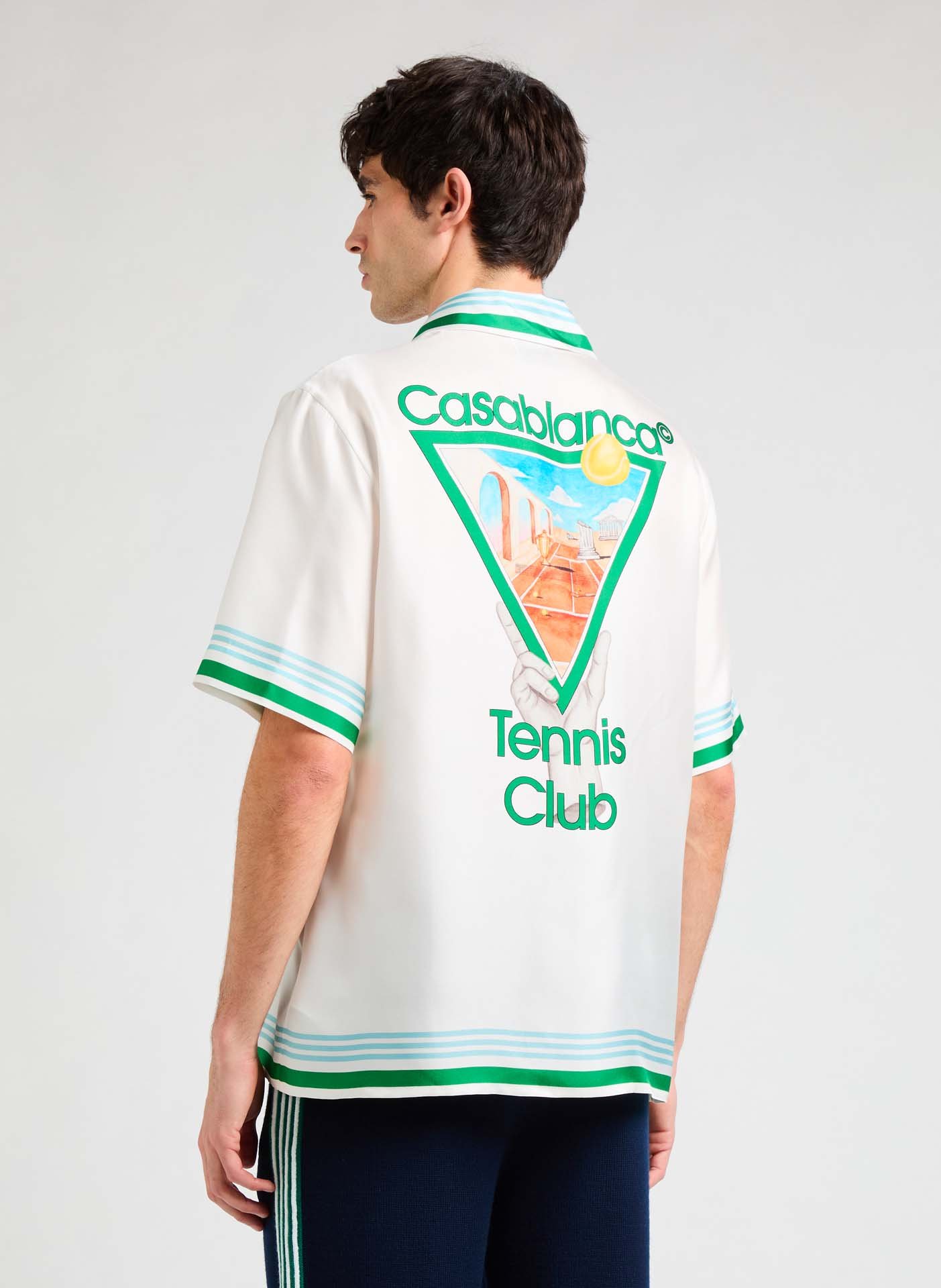 Metaphysical Tennis Shirt CASABLANCA PARIS White