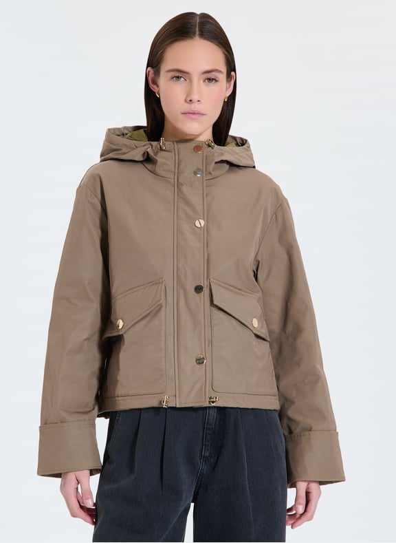 Manteau kaki droite - maewenn Kaki by ZAPA ZAPA Manteau kaki droite - maewenn Kaki