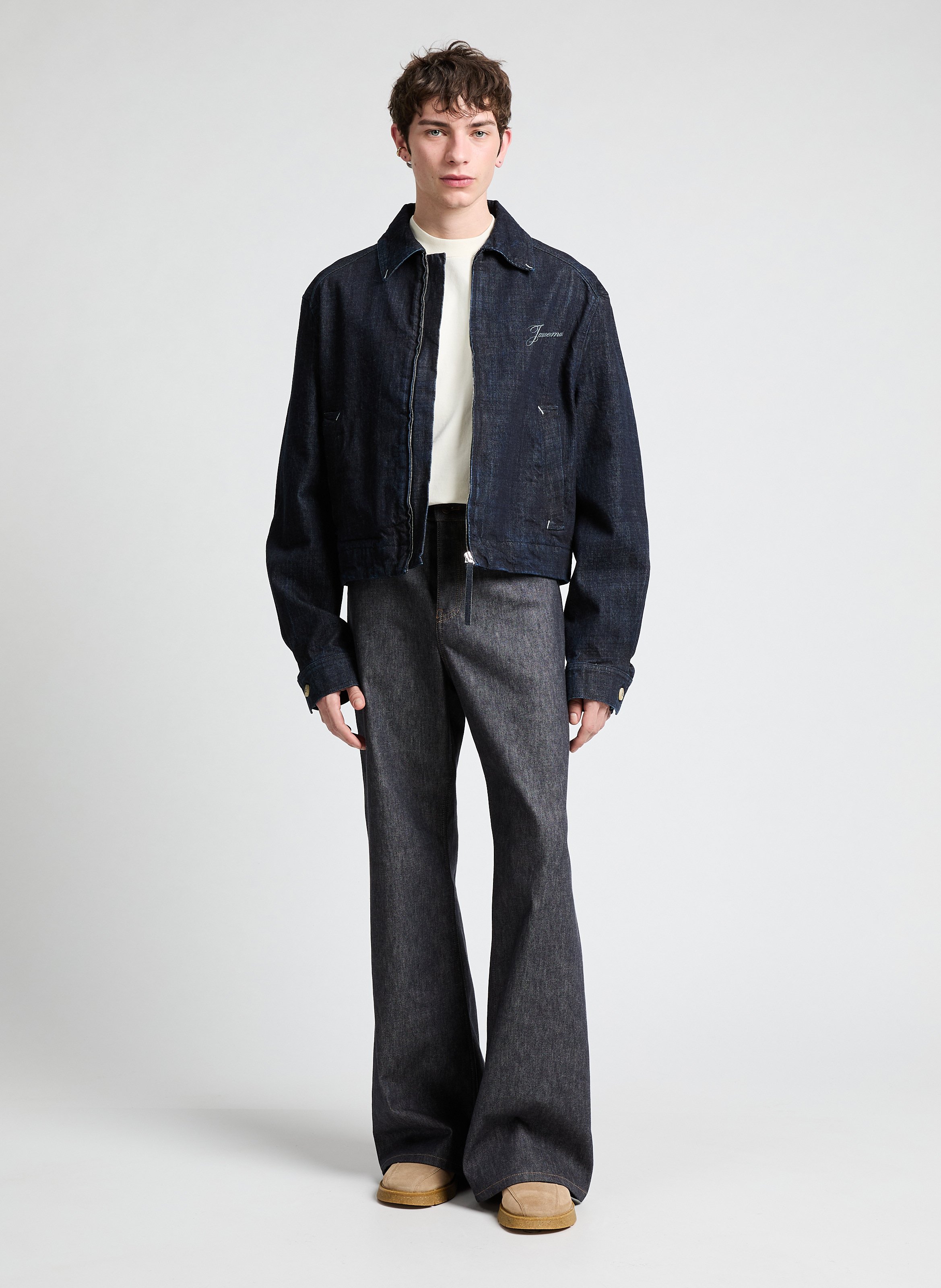 The Canvas Denim Jacket JACQUEMUS Blue