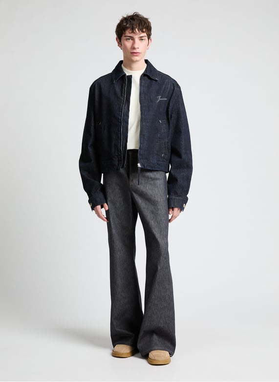 La veste de-Nîmes Canevas | Bleu by JACQUEMUS La veste de-Nîmes Canevas Bleu