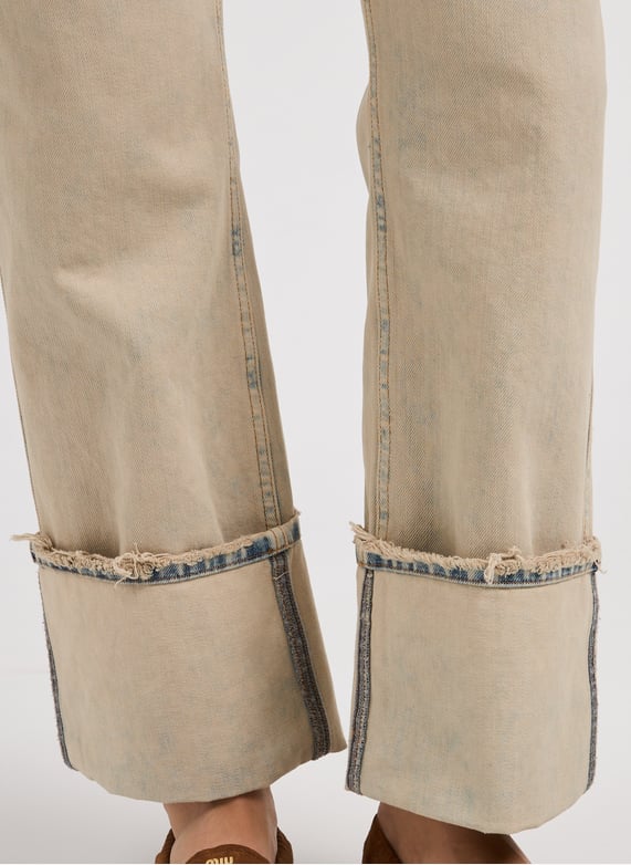Jean boyfriend délavé  | Gris by COPERNI Jean boyfriend délavé  Gris