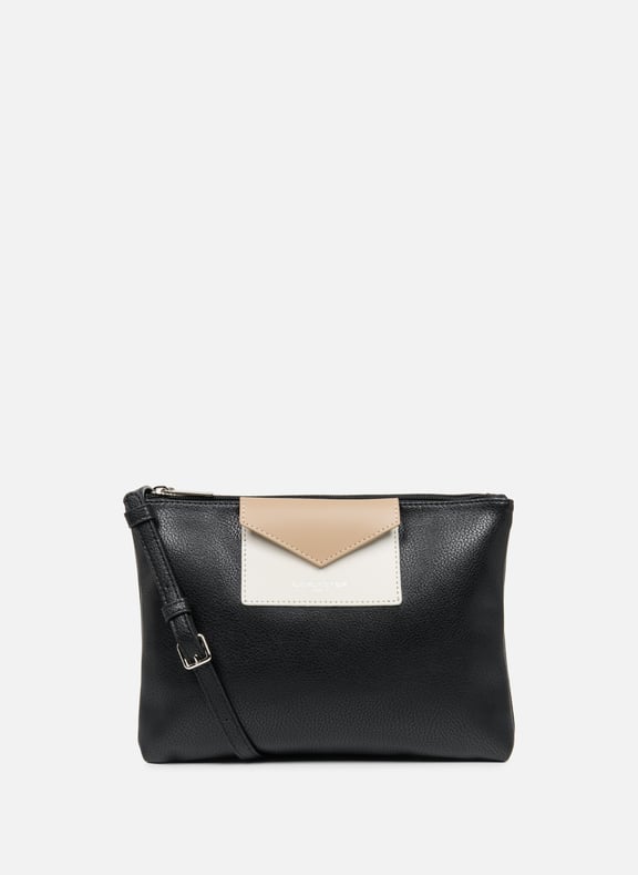 Double pochette - maya kba Noir by LANCASTER LANCASTER Double pochette - maya kba Noir