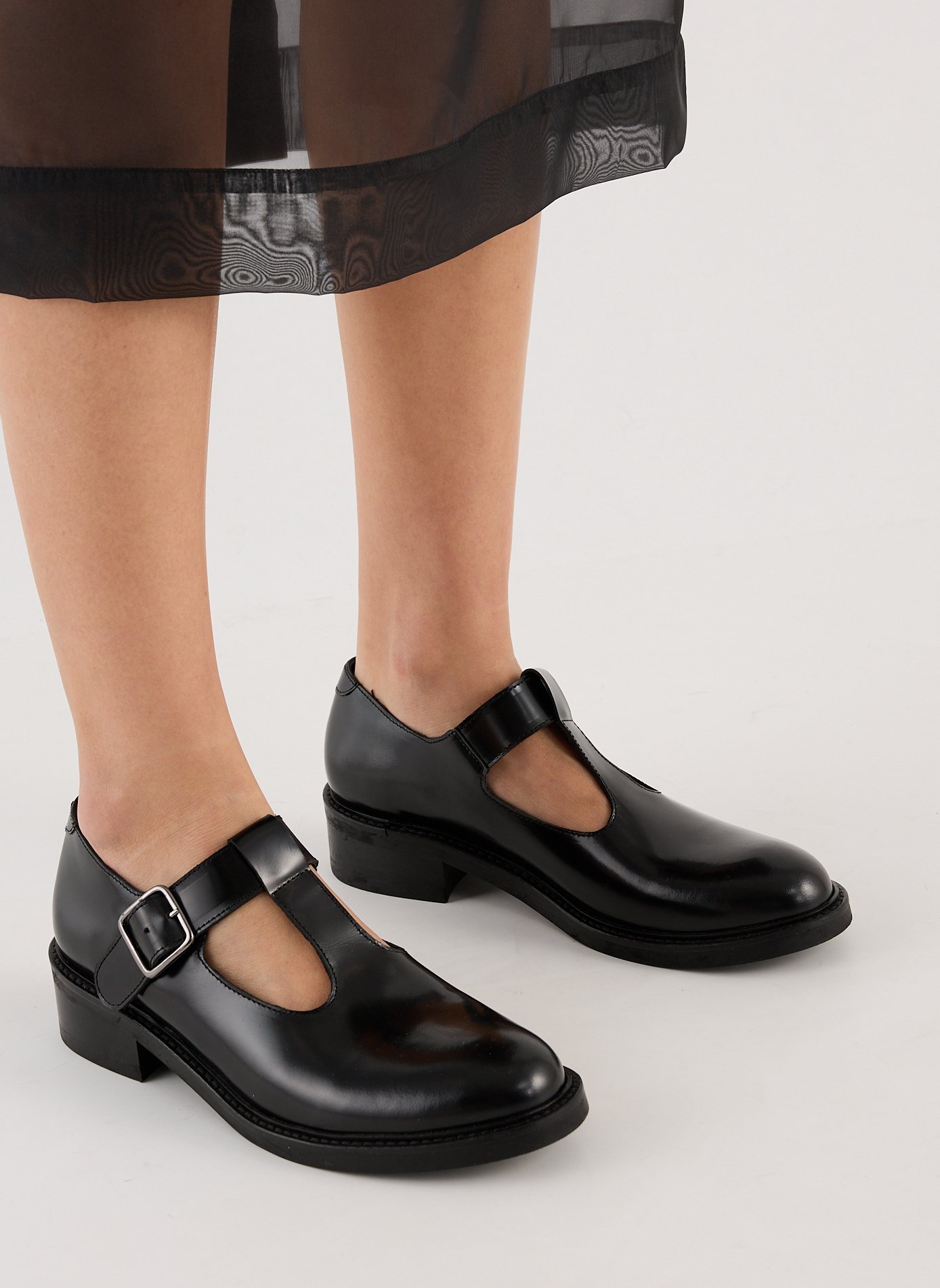 Chaussures Salomé en cuir SAISON 1865 Noir