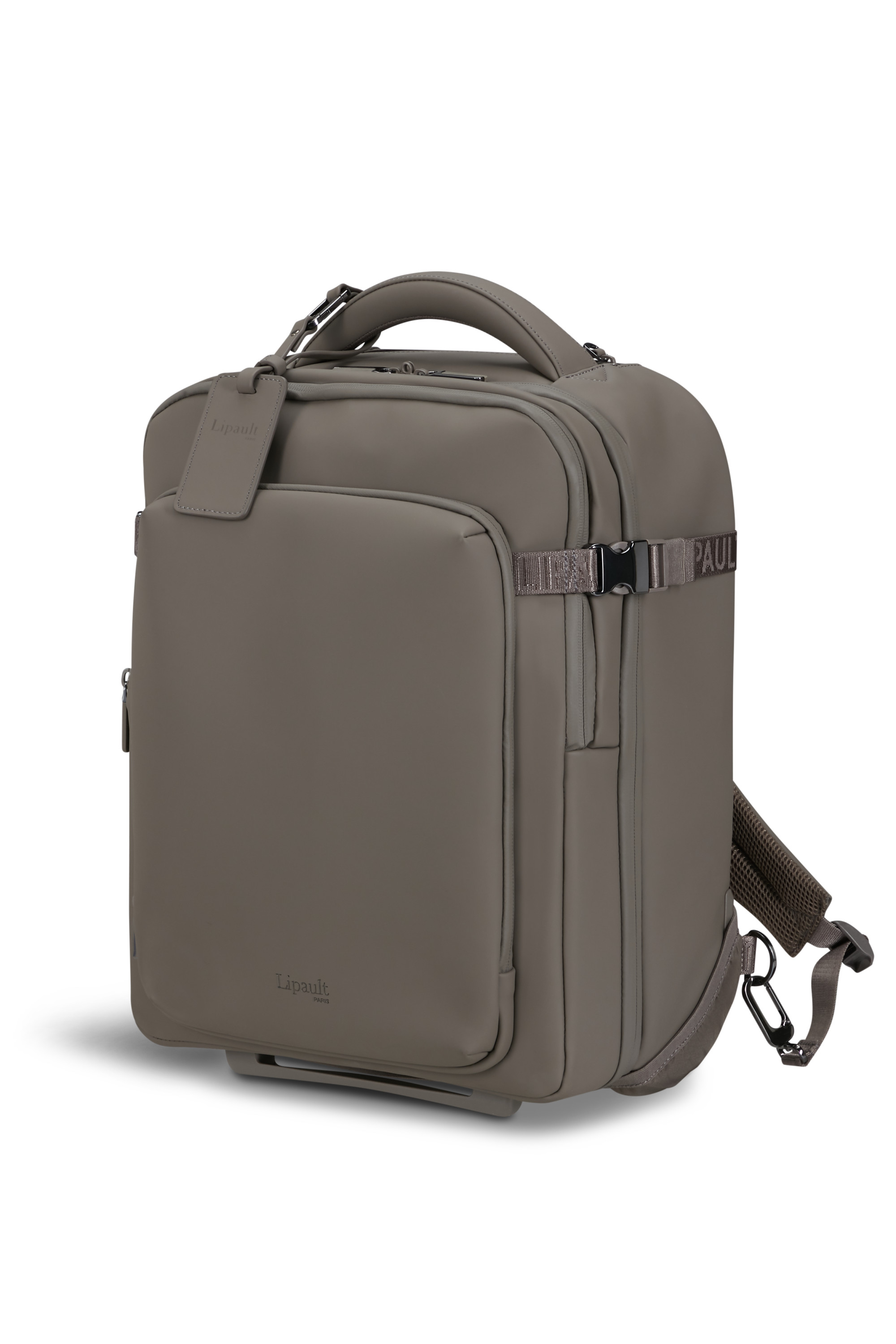 Lost in berlin sac à dos à roues taille s LIPAULT PARIS Gris