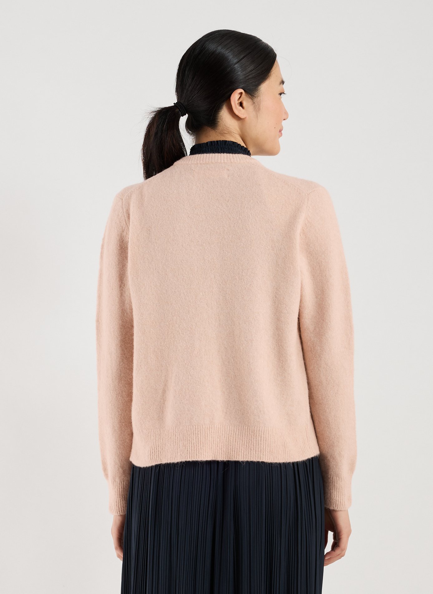 Cardigan laine mélangée SAMSOE SAMSOE Rose