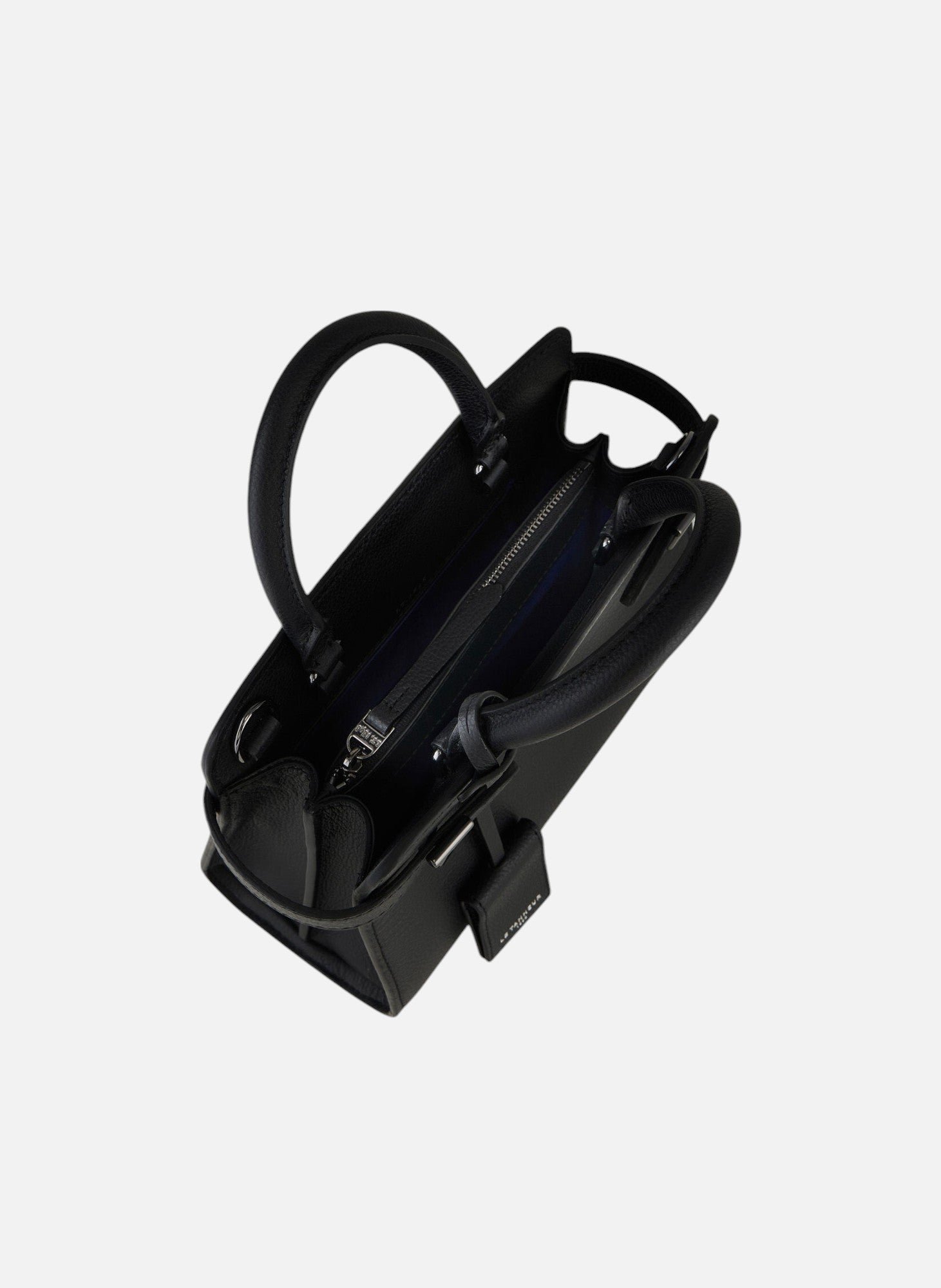 Petit sac à main emilie en cuir grainé LE TANNEUR Noir