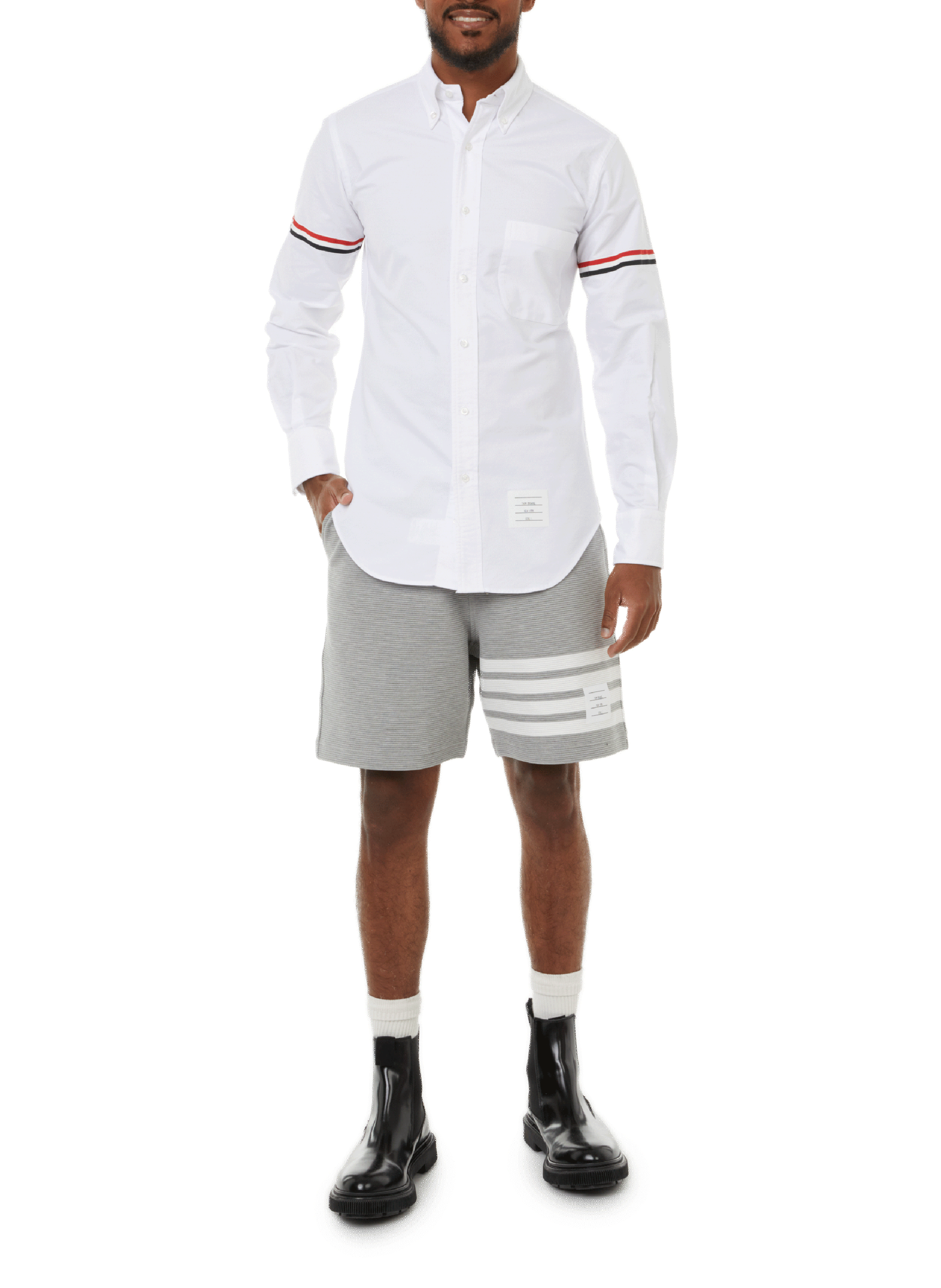 Cotton shirt  THOM BROWNE White