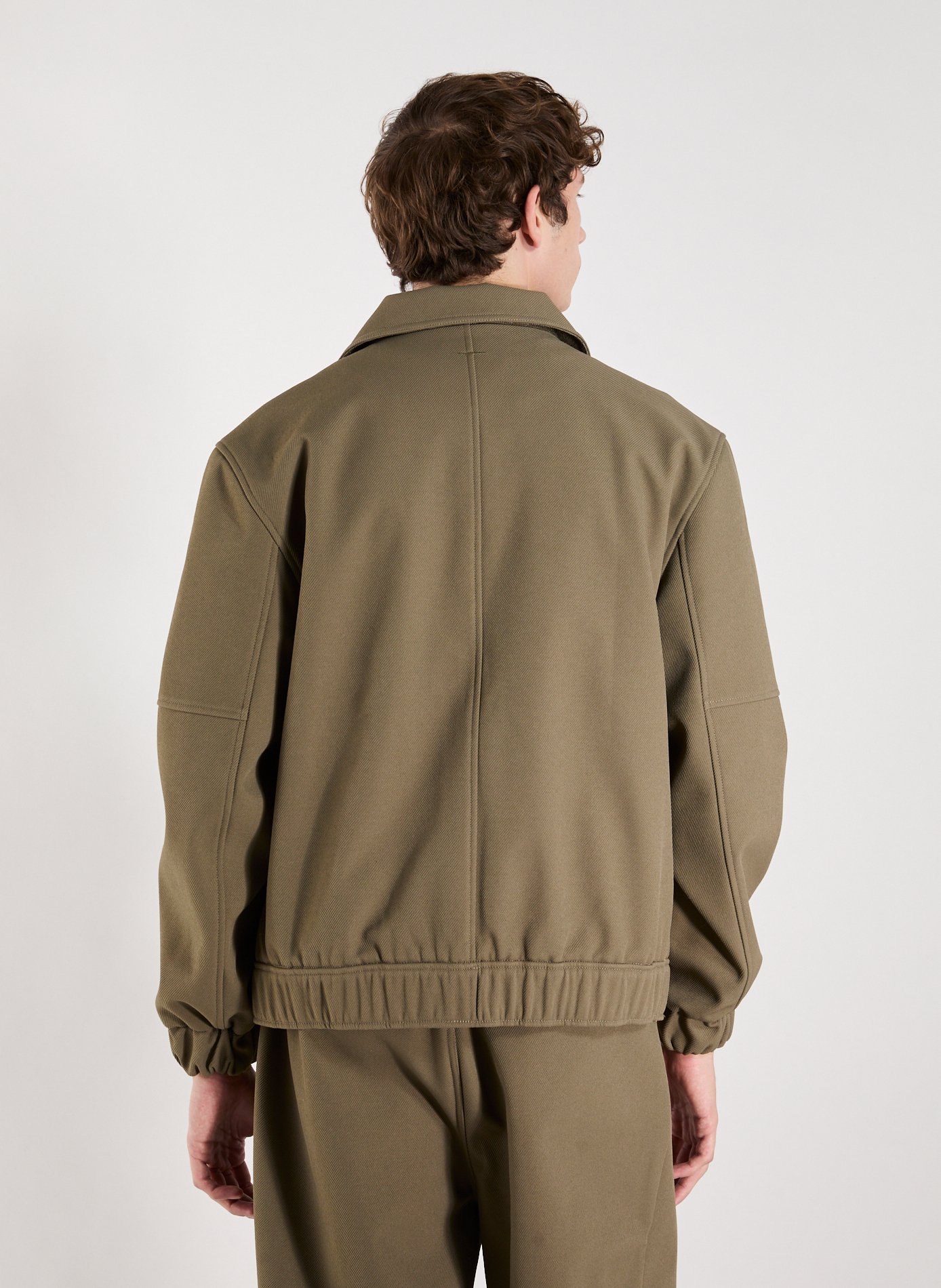 Jacket with classic collar ONLY THE BLIND Green