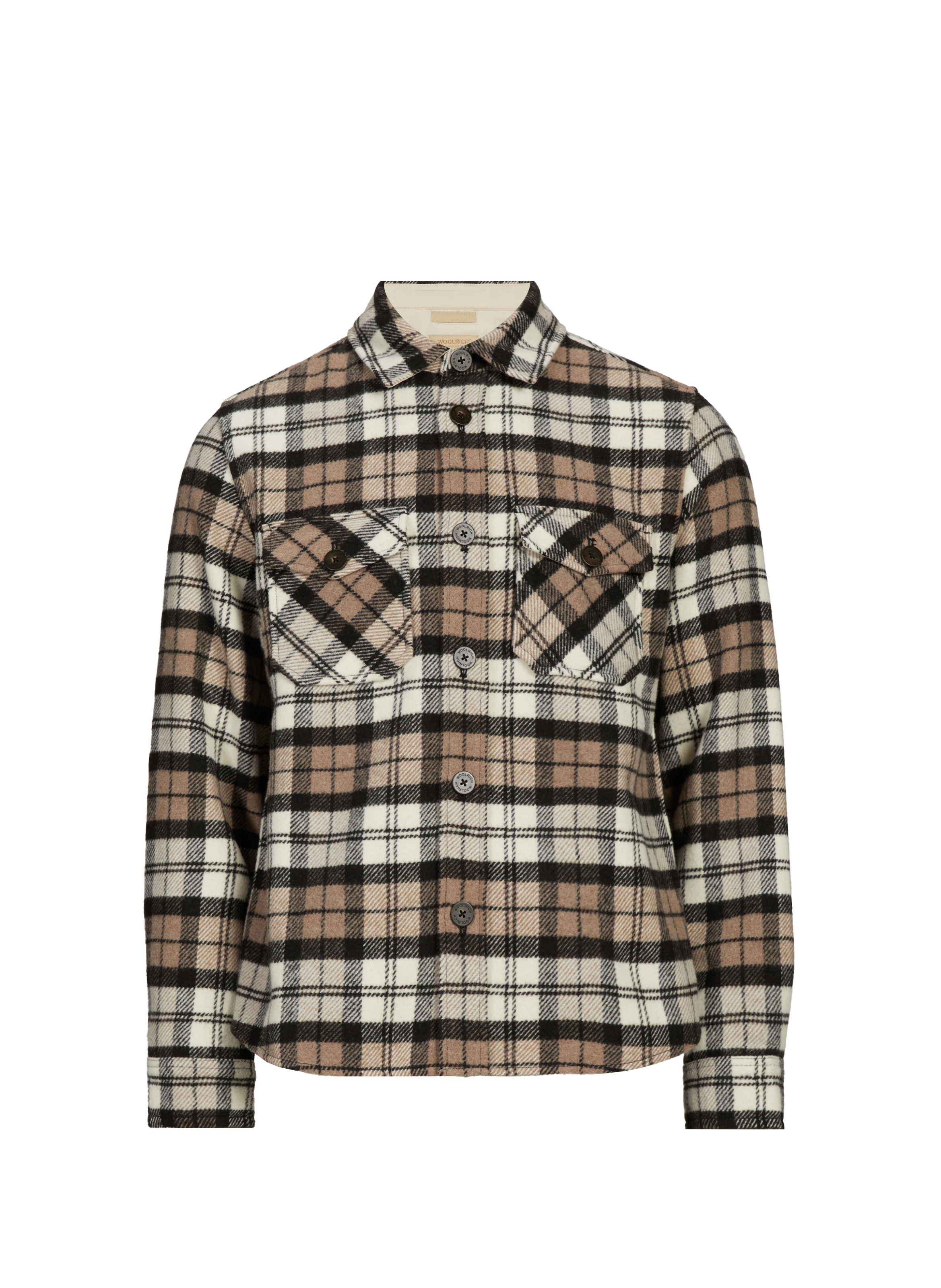 Chemise col classique à carreaux WOOLRICH Multicolore