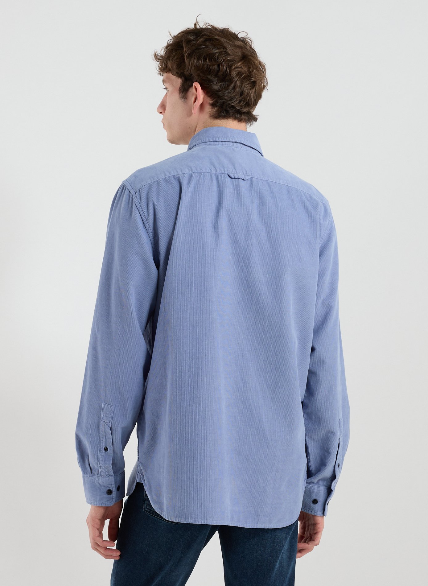 Chemise en velours côtelé  WOOLRICH Bleu