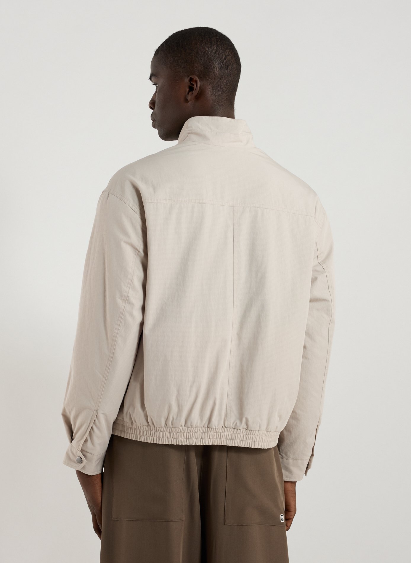 Blouson en coton mélangé LES DEUX Gris