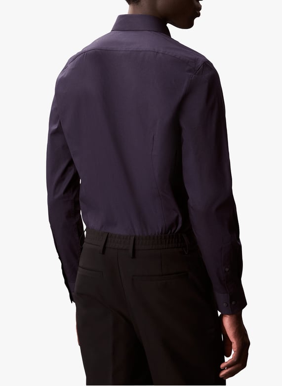 Classic fitted cotton shirt | Blue by CALVIN KLEIN Classic fitted cotton shirt Blue