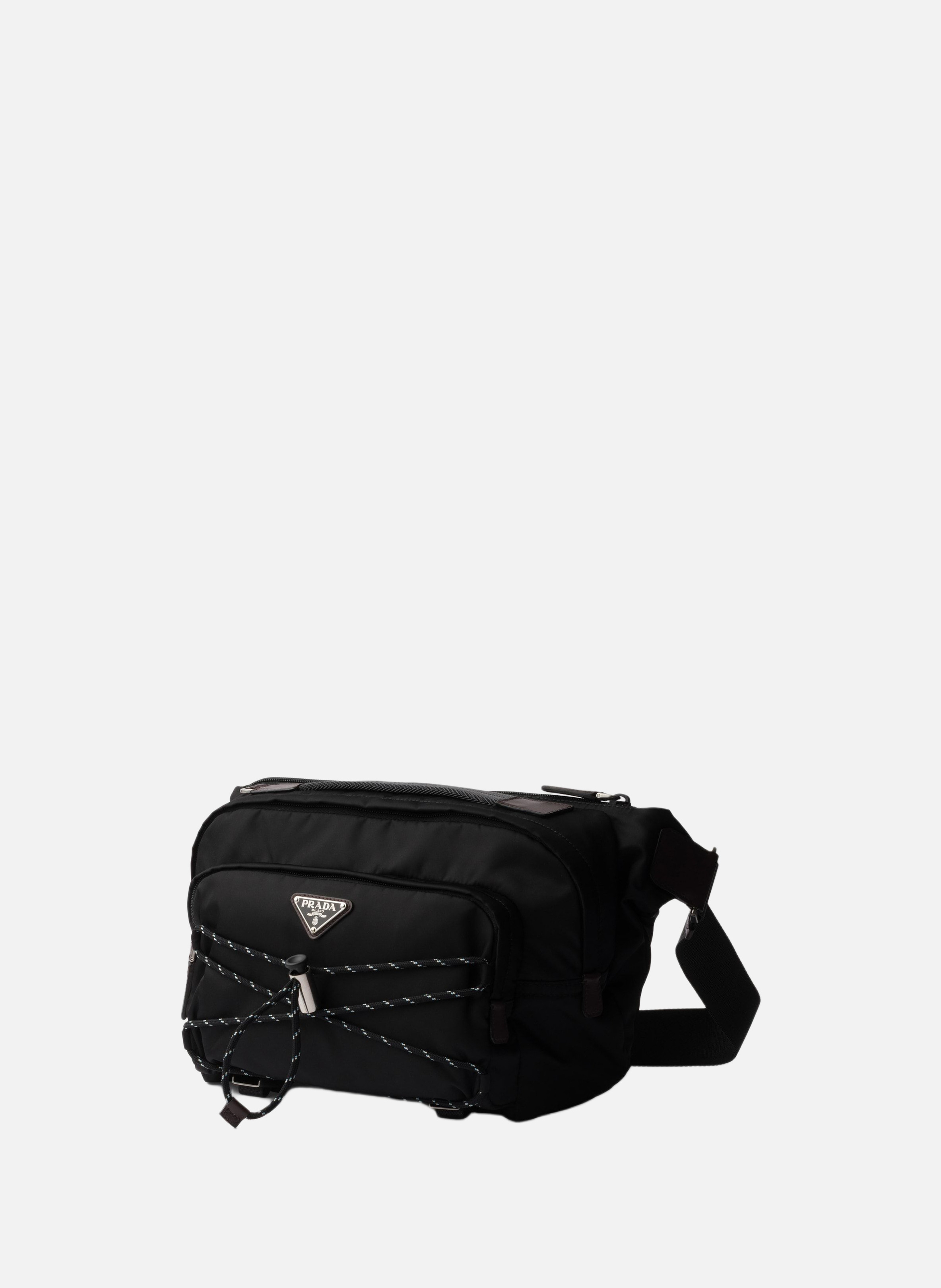 Sac porté épaule prada speedrock en re-nylon et cu PRADA Noir