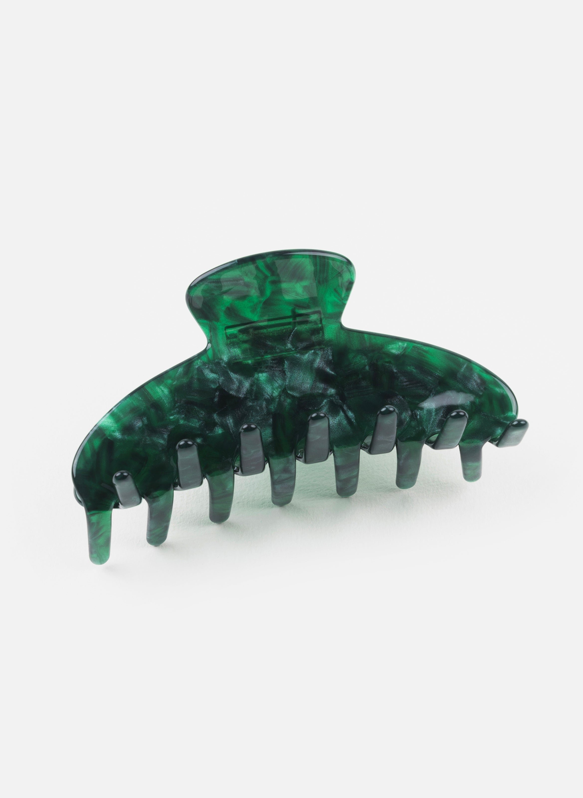 Pince à cheveux en acétate de cellulose KURAGE GINZA Vert