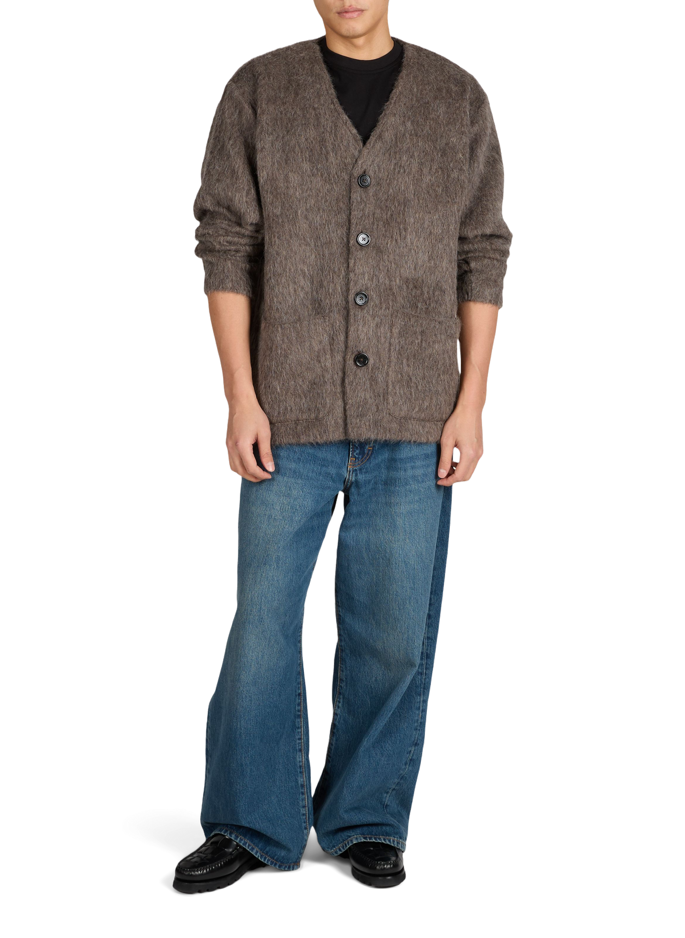 Straight and wide leg jeans in blended cotton JEANERICA DENIM Blue