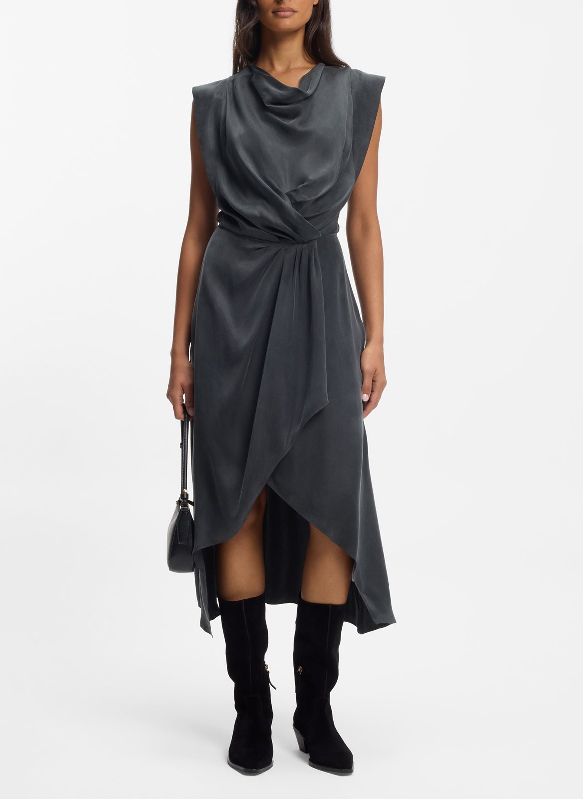 Bottines en cuir BOSS Noir